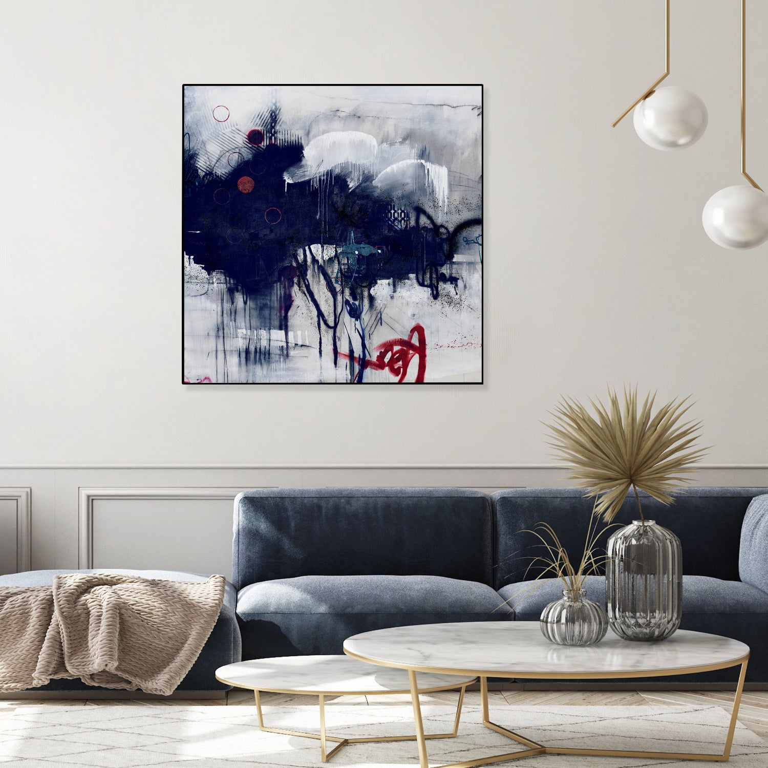 Heavy Clouds by Daleno Art on GIANT ART - black abstract