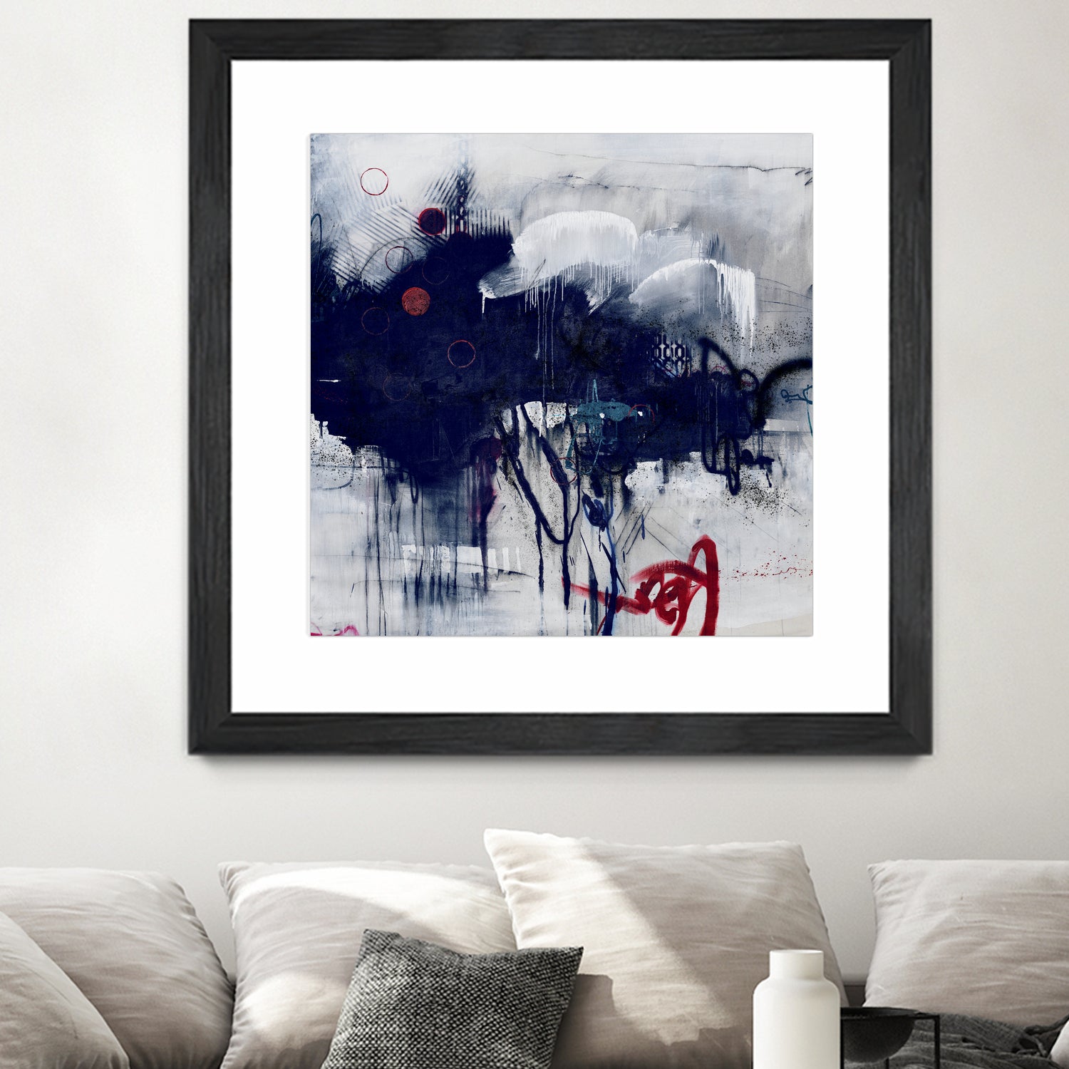 Heavy Clouds by Daleno Art on GIANT ART - black abstract