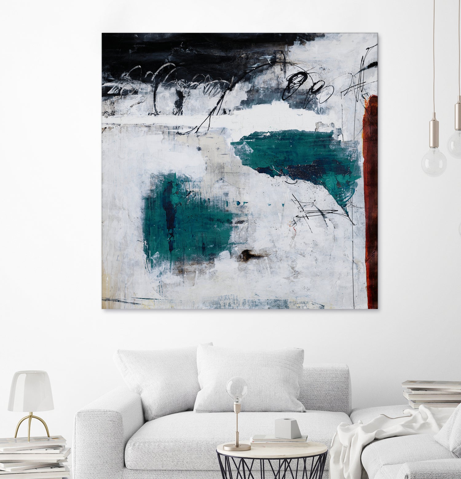 Hasty Choice by Daleno Art on GIANT ART - blue abstract