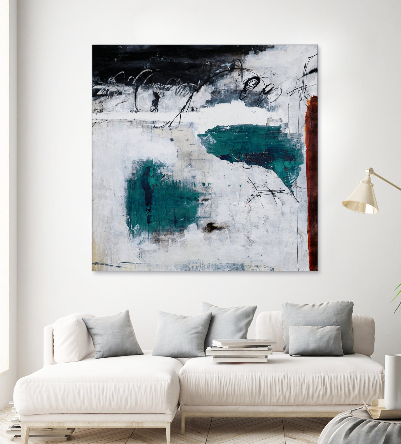 Hasty Choice by Daleno Art on GIANT ART - blue abstract