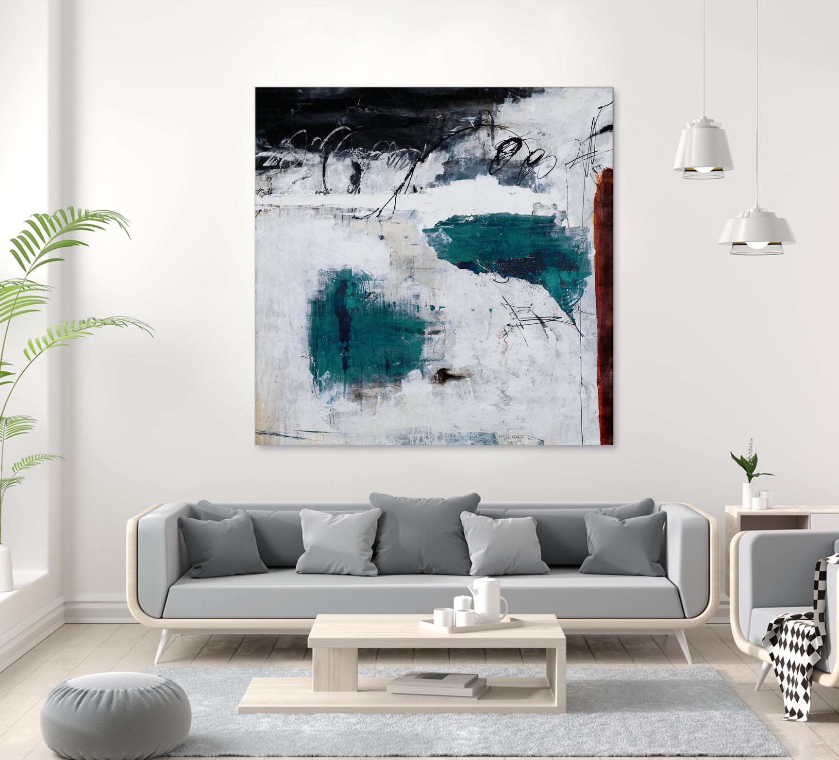 Hasty Choice by Daleno Art on GIANT ART - blue abstract