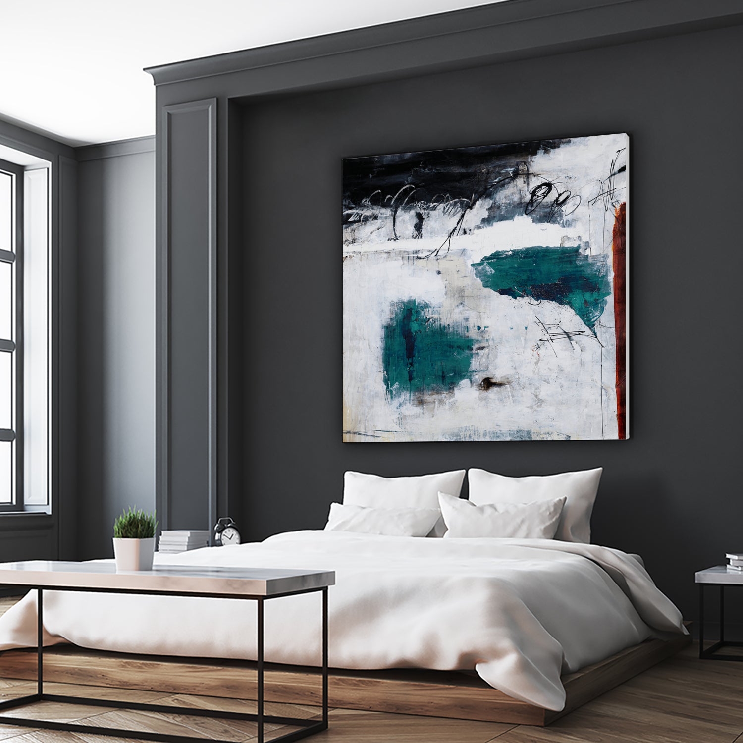 Hasty Choice by Daleno Art on GIANT ART - blue abstract