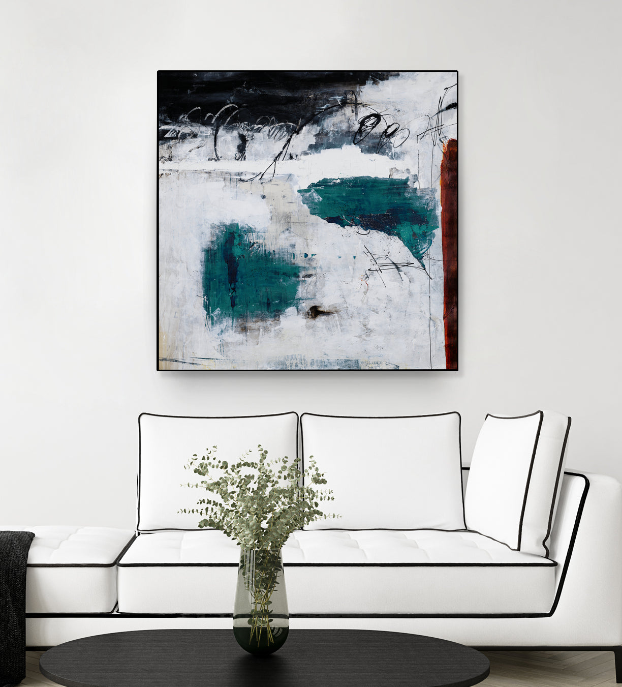 Hasty Choice by Daleno Art on GIANT ART - blue abstract