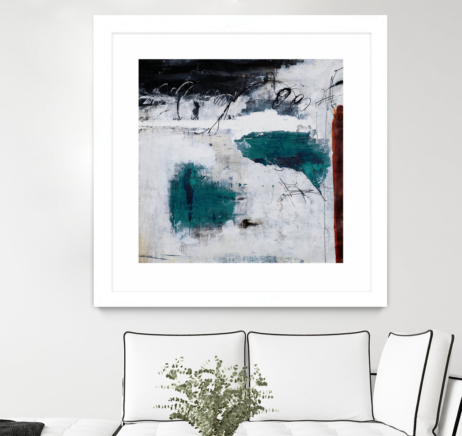 Hasty Choice by Daleno Art on GIANT ART - blue abstract