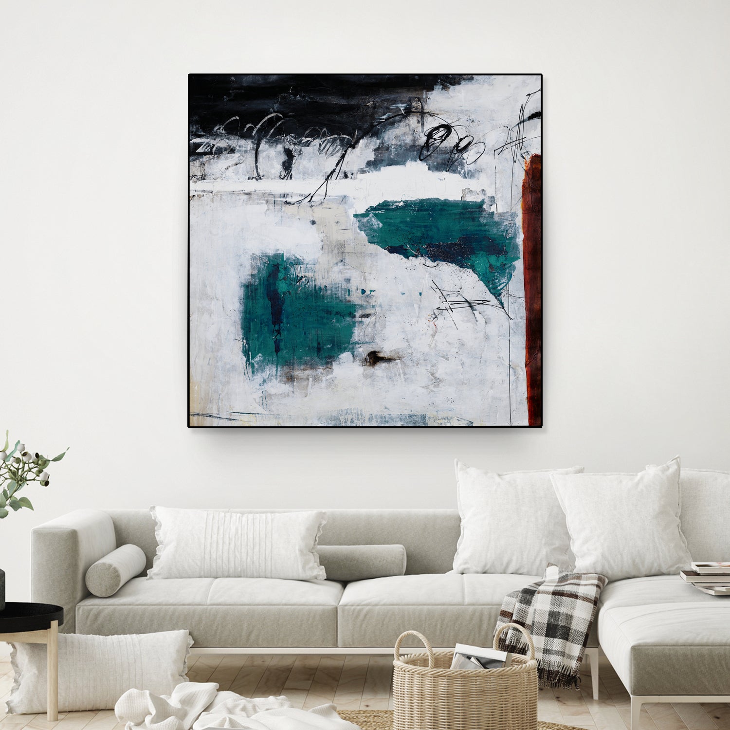 Hasty Choice by Daleno Art on GIANT ART - blue abstract