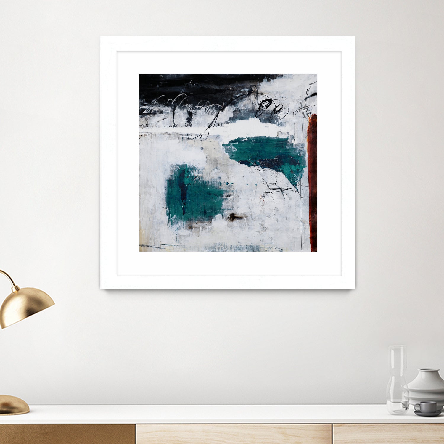 Hasty Choice by Daleno Art on GIANT ART - blue abstract