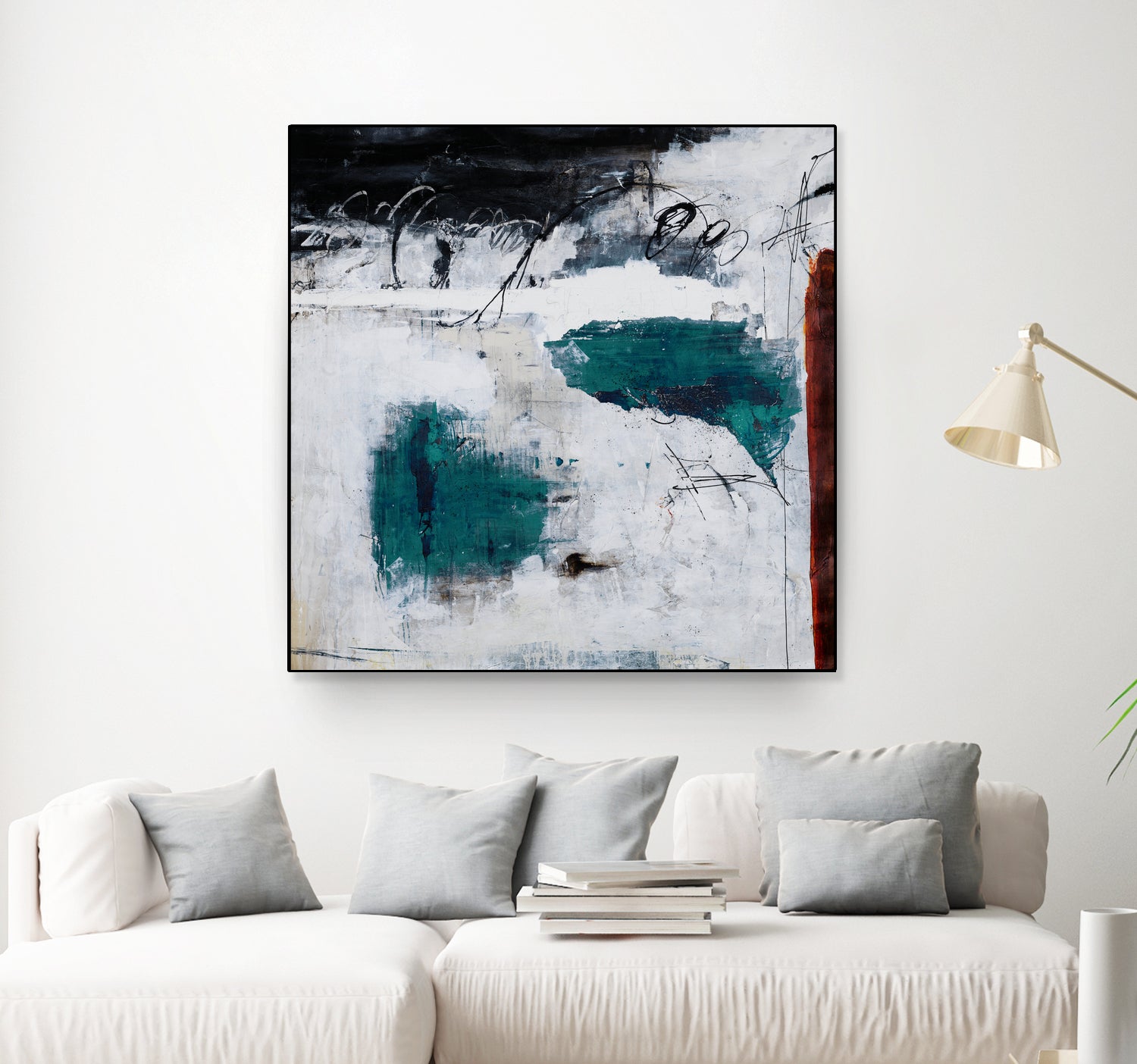 Hasty Choice by Daleno Art on GIANT ART - blue abstract