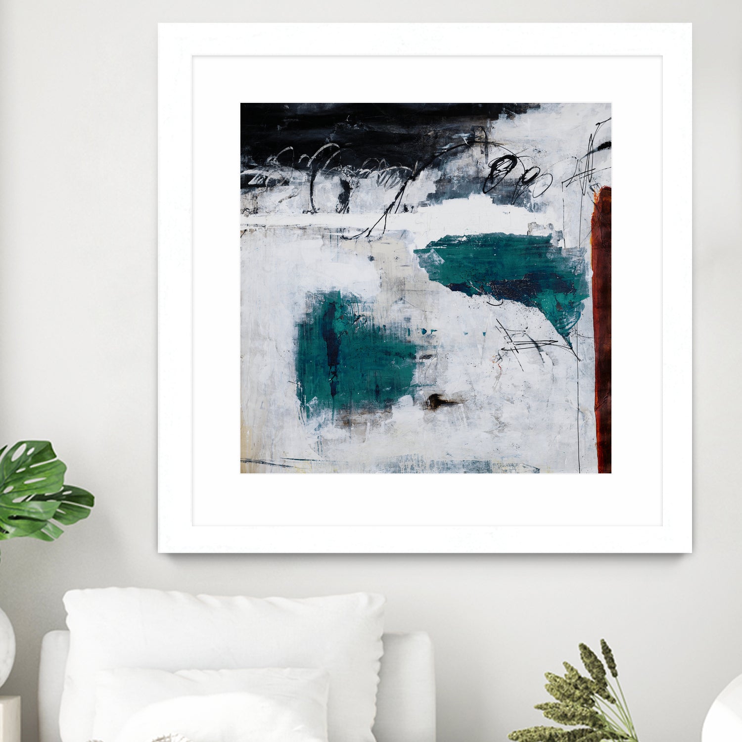 Hasty Choice by Daleno Art on GIANT ART - blue abstract