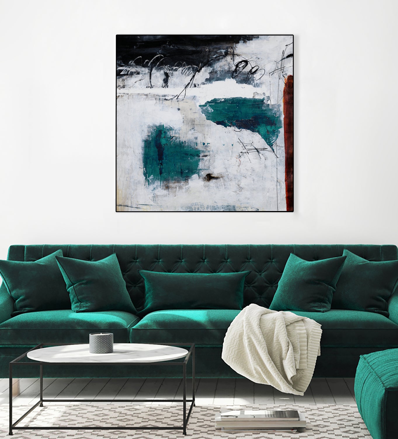 Hasty Choice by Daleno Art on GIANT ART - blue abstract