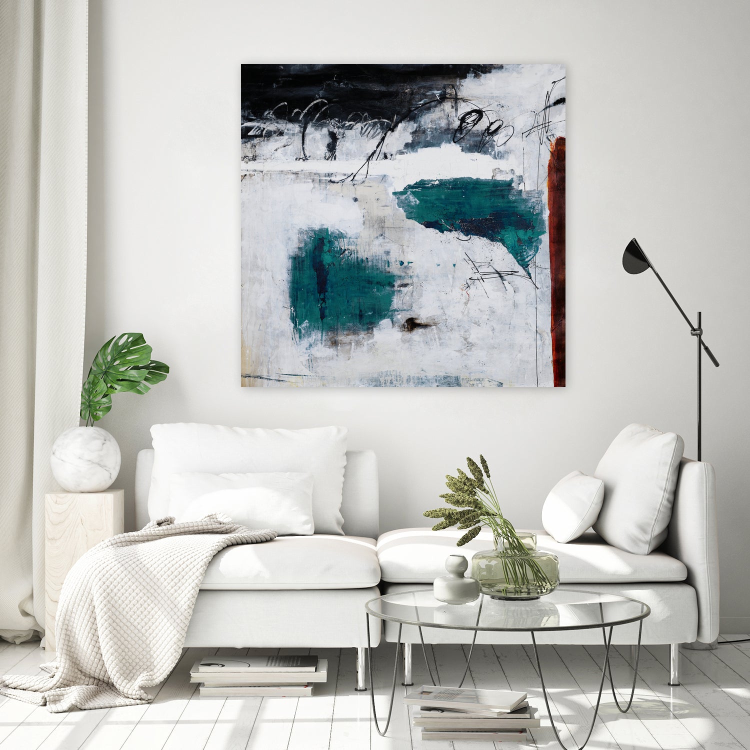 Hasty Choice by Daleno Art on GIANT ART - blue abstract