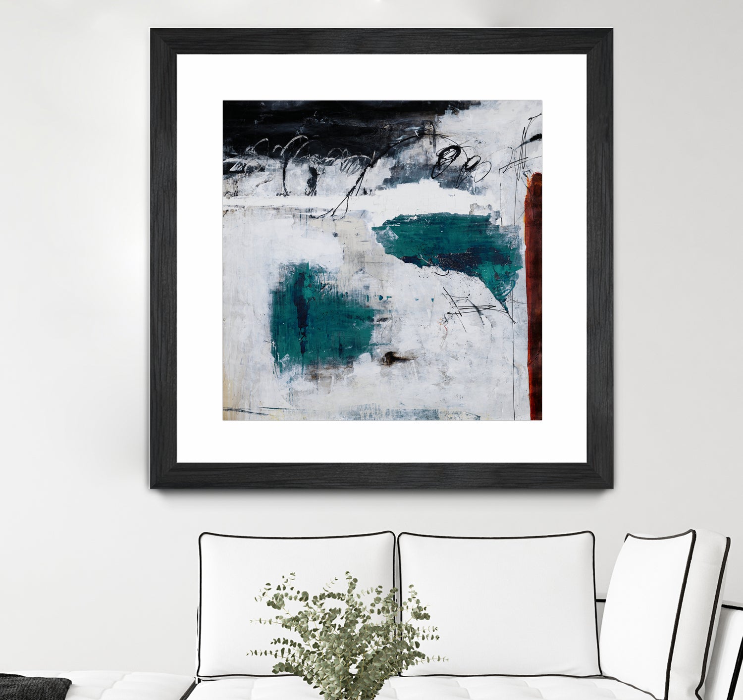 Hasty Choice by Daleno Art on GIANT ART - blue abstract