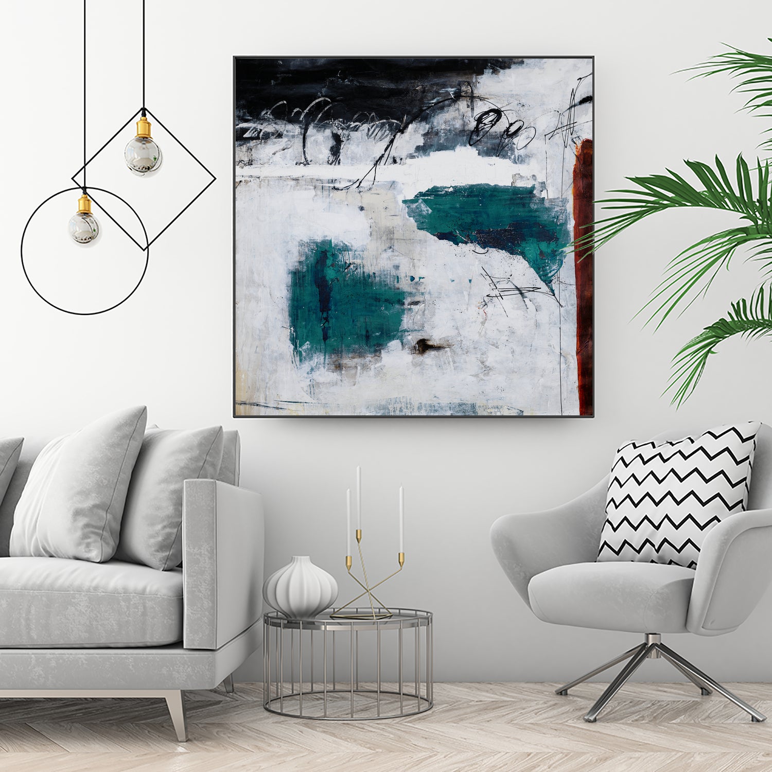 Hasty Choice by Daleno Art on GIANT ART - blue abstract