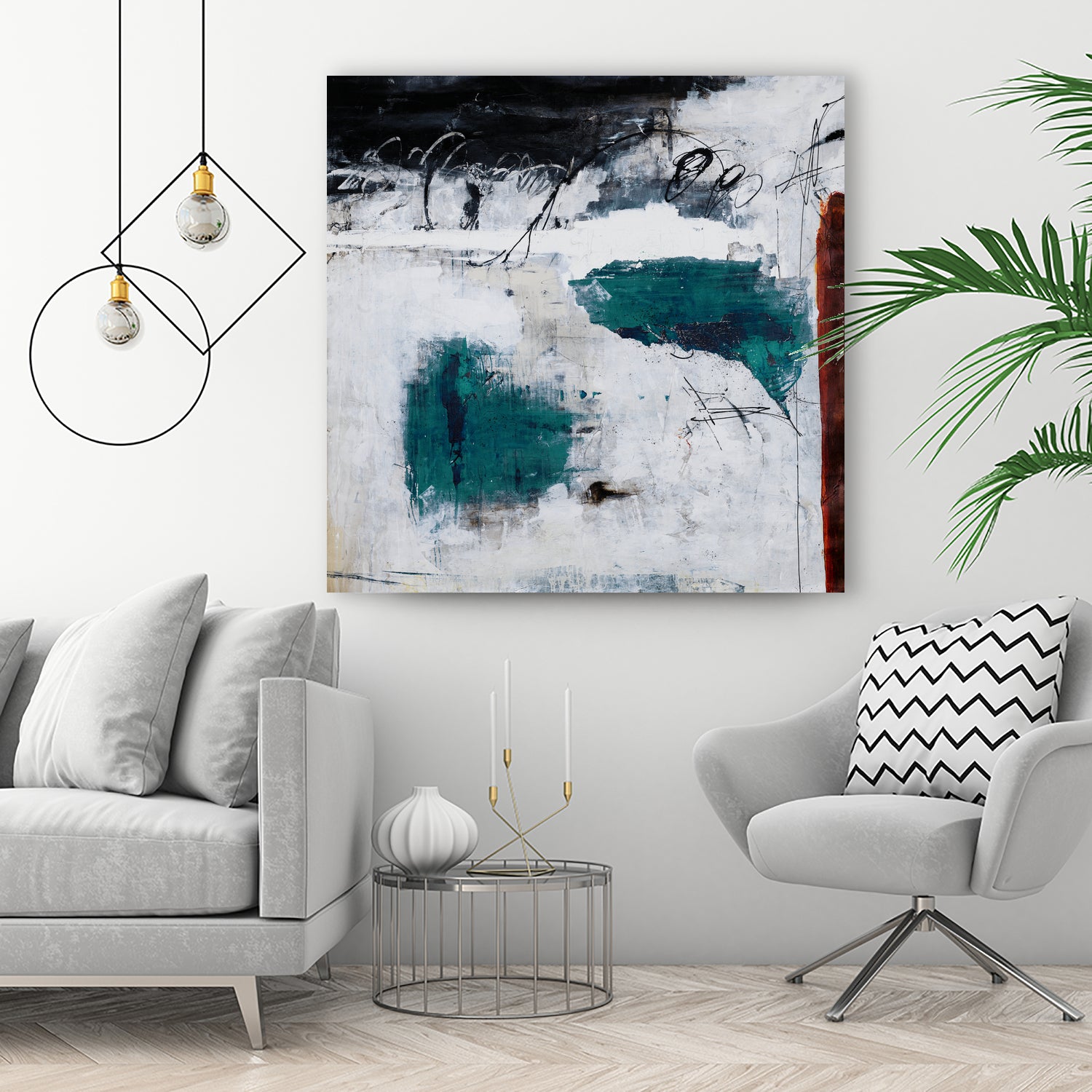 Hasty Choice by Daleno Art on GIANT ART - blue abstract