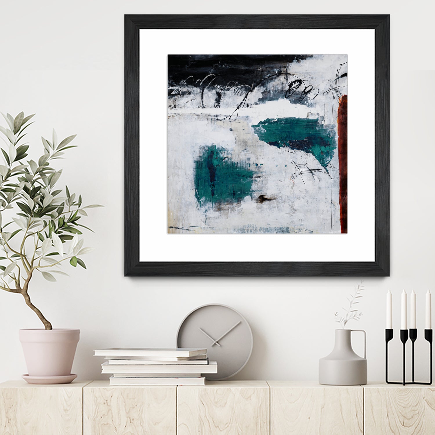 Hasty Choice by Daleno Art on GIANT ART - blue abstract