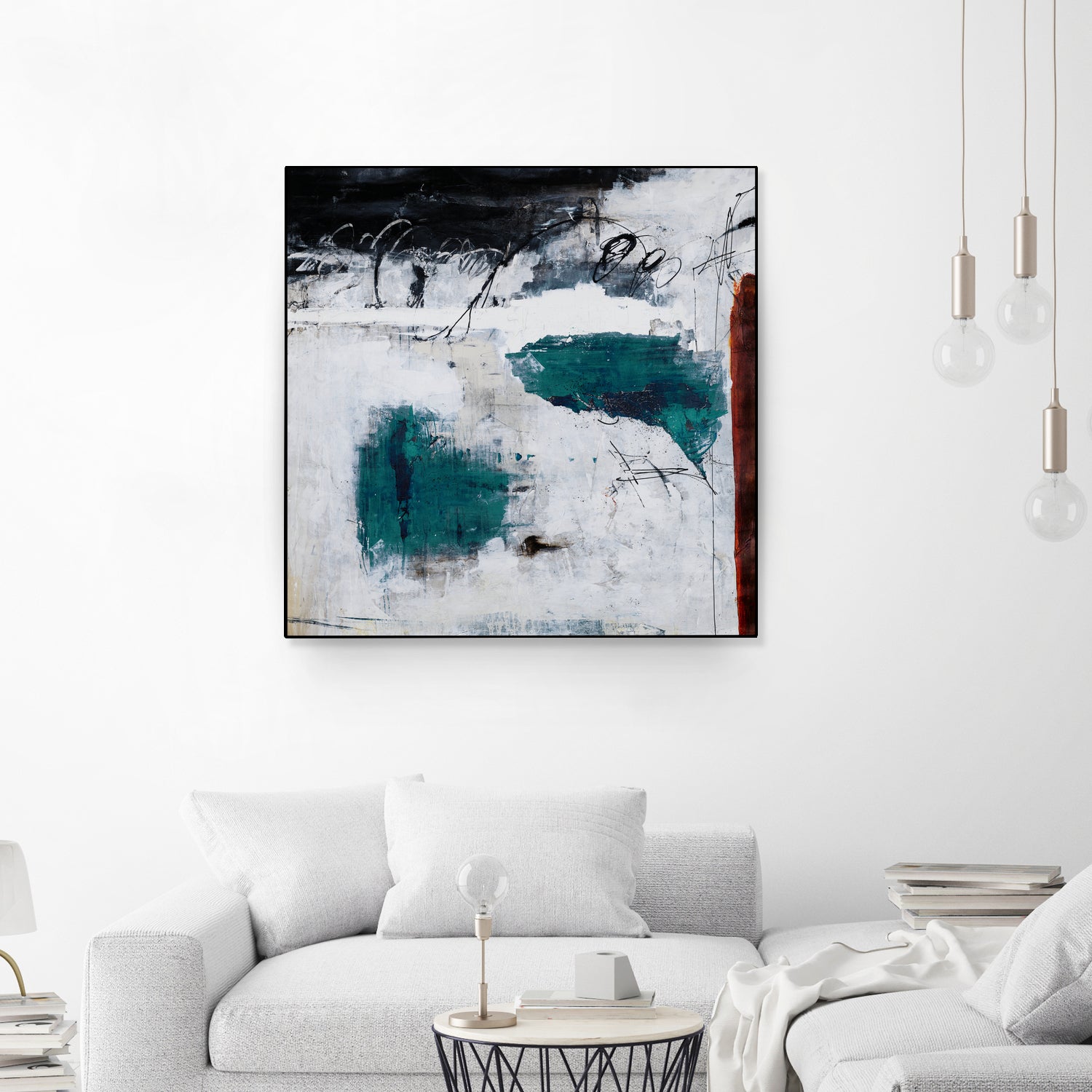 Hasty Choice by Daleno Art on GIANT ART - blue abstract