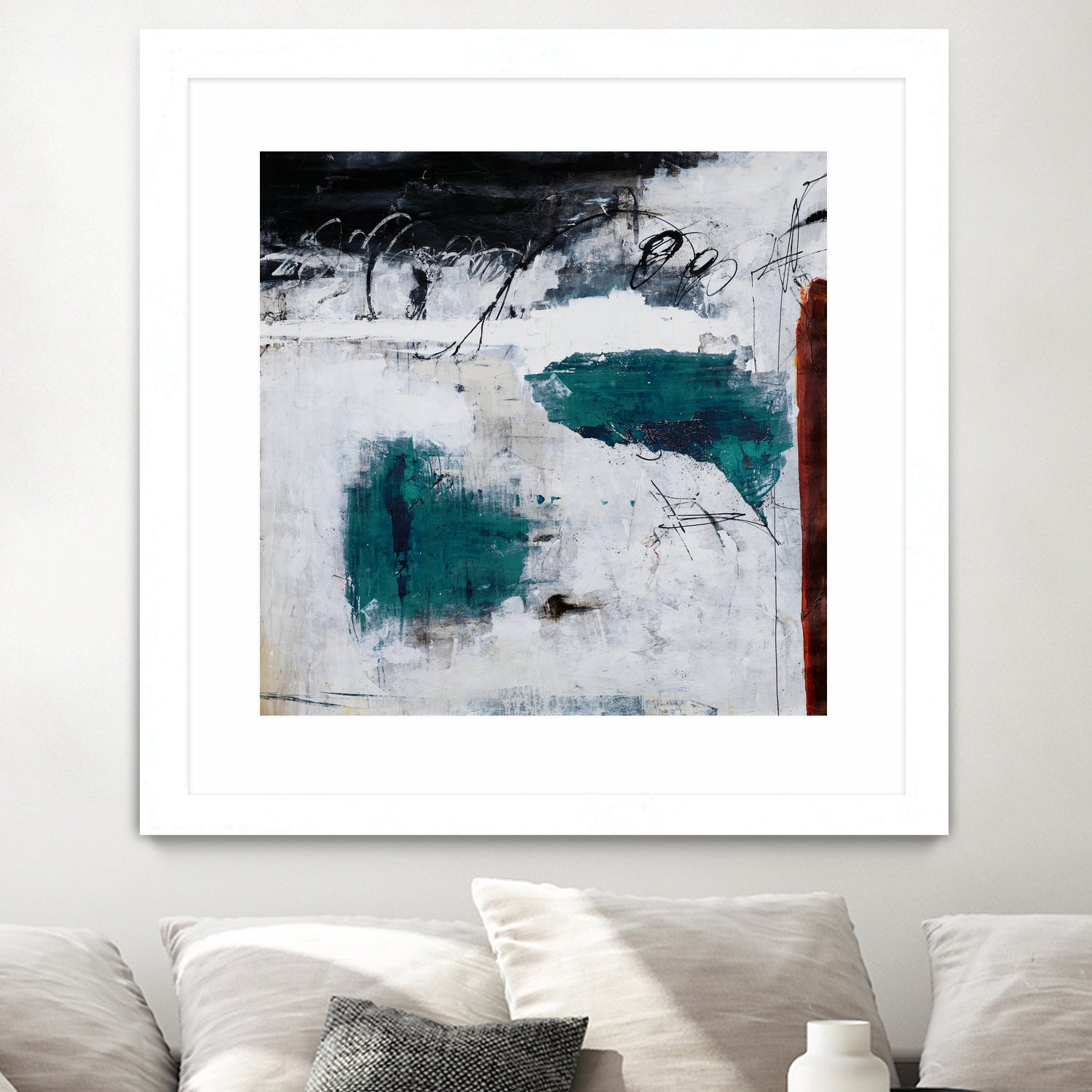 Hasty Choice by Daleno Art on GIANT ART - blue abstract