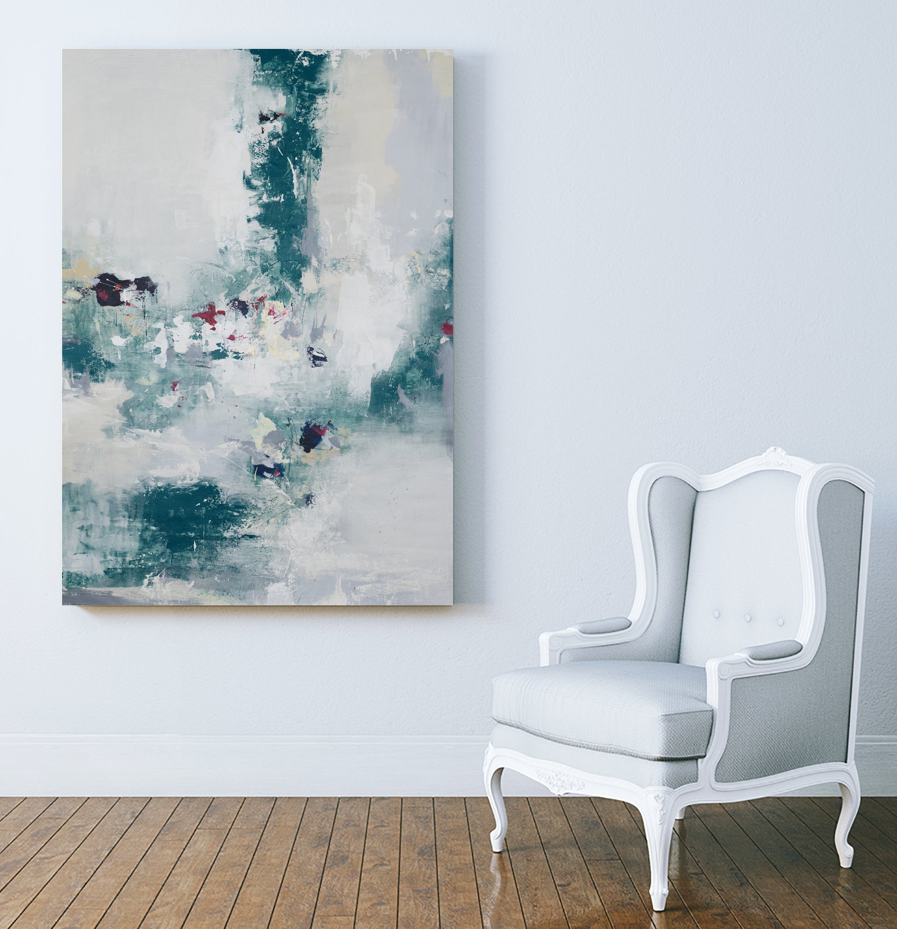 Awakened By A Dream I by Daleno Art on GIANT ART - blue abstract