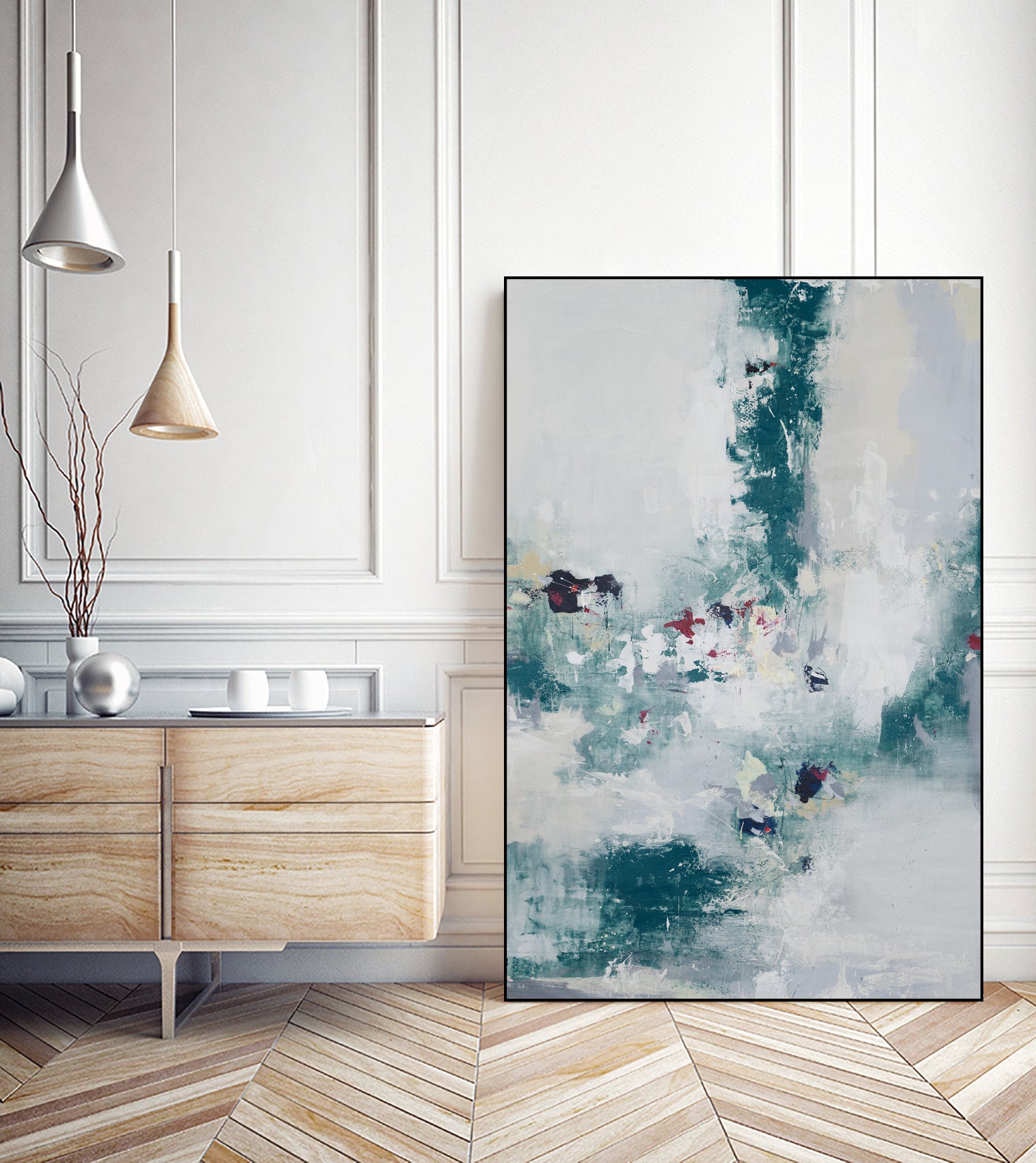 Awakened By A Dream I by Daleno Art on GIANT ART - blue abstract