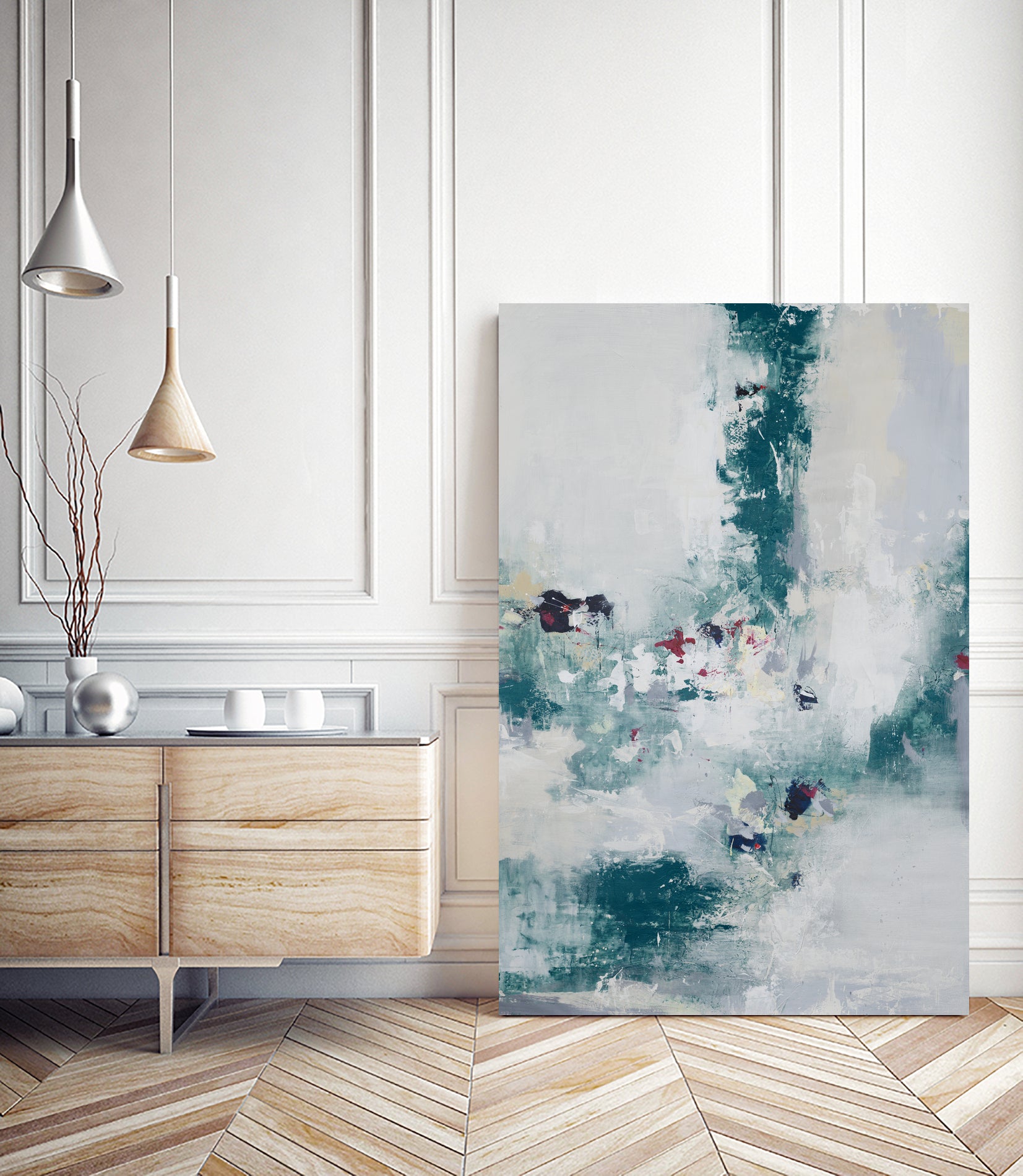 Awakened By A Dream I by Daleno Art on GIANT ART - blue abstract