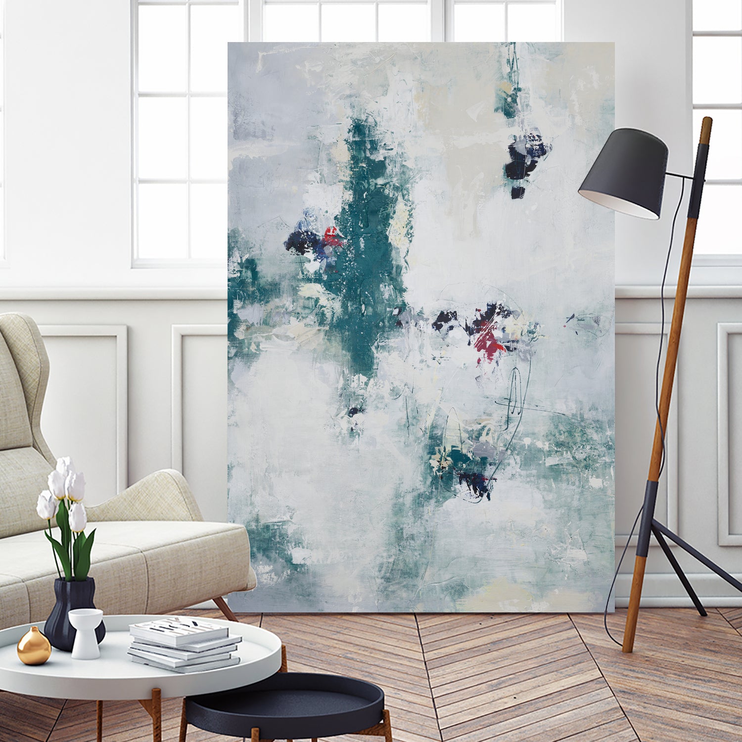 Awakened By A Dream II by Daleno Art on GIANT ART - blue abstract