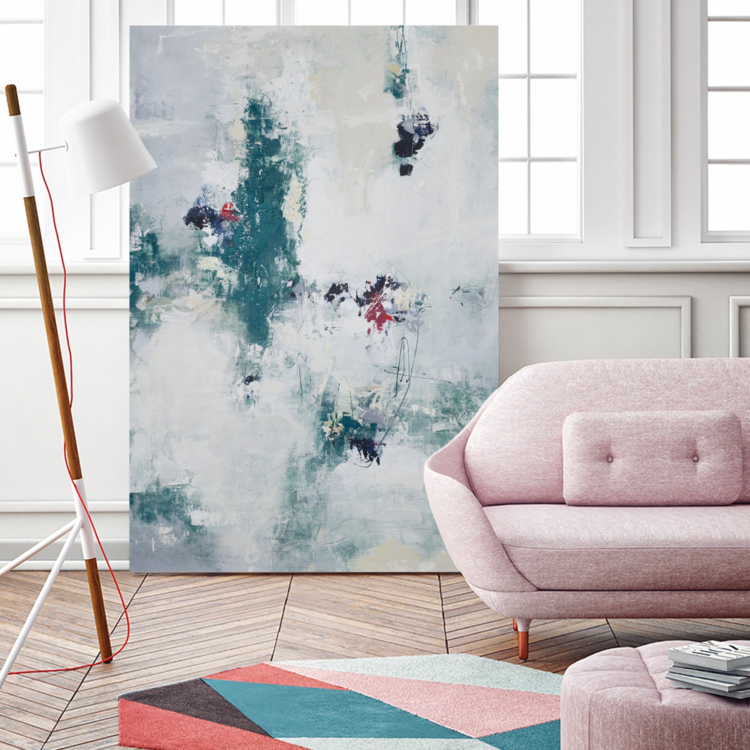 Awakened By A Dream II by Daleno Art on GIANT ART - blue abstract