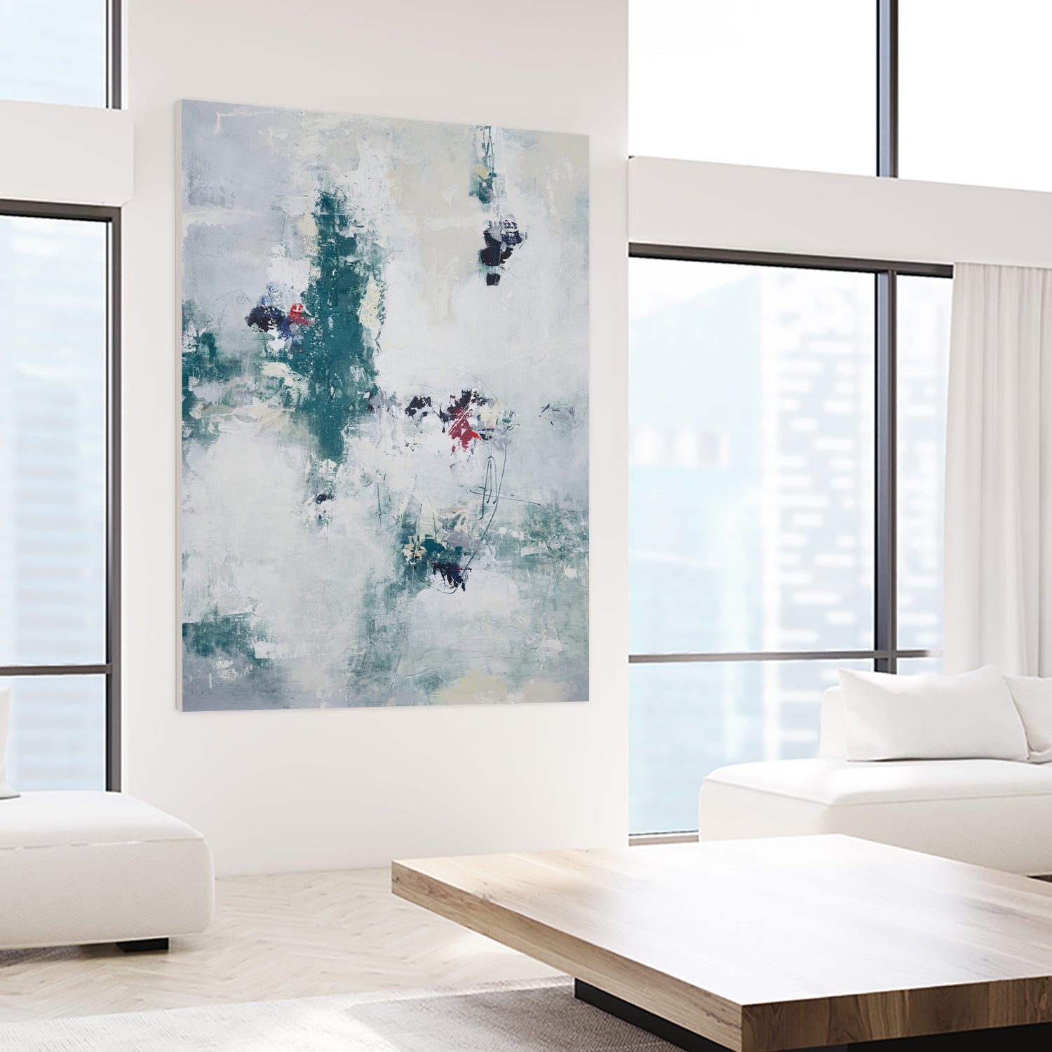 Awakened By A Dream II by Daleno Art on GIANT ART - blue abstract