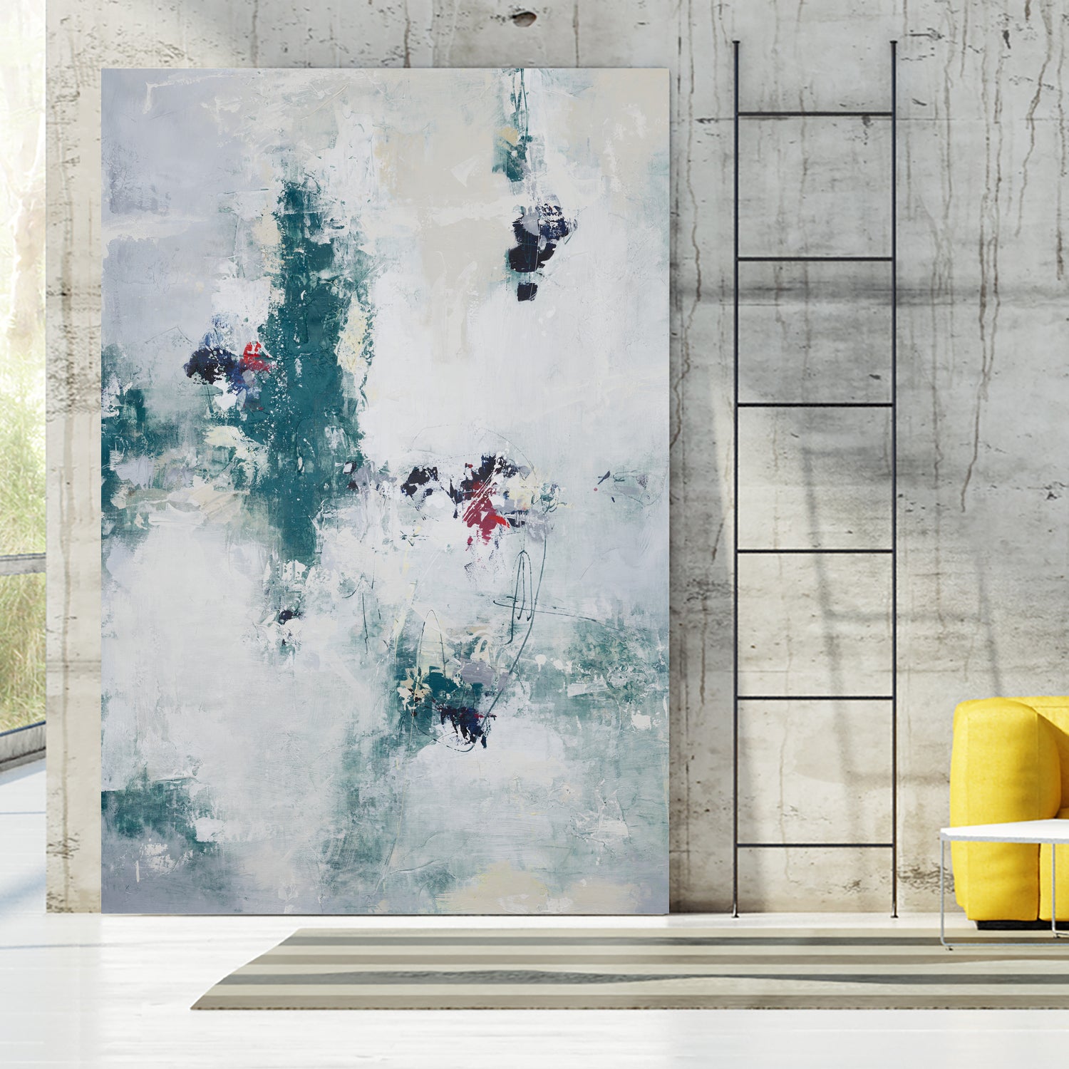 Awakened By A Dream II by Daleno Art on GIANT ART - blue abstract