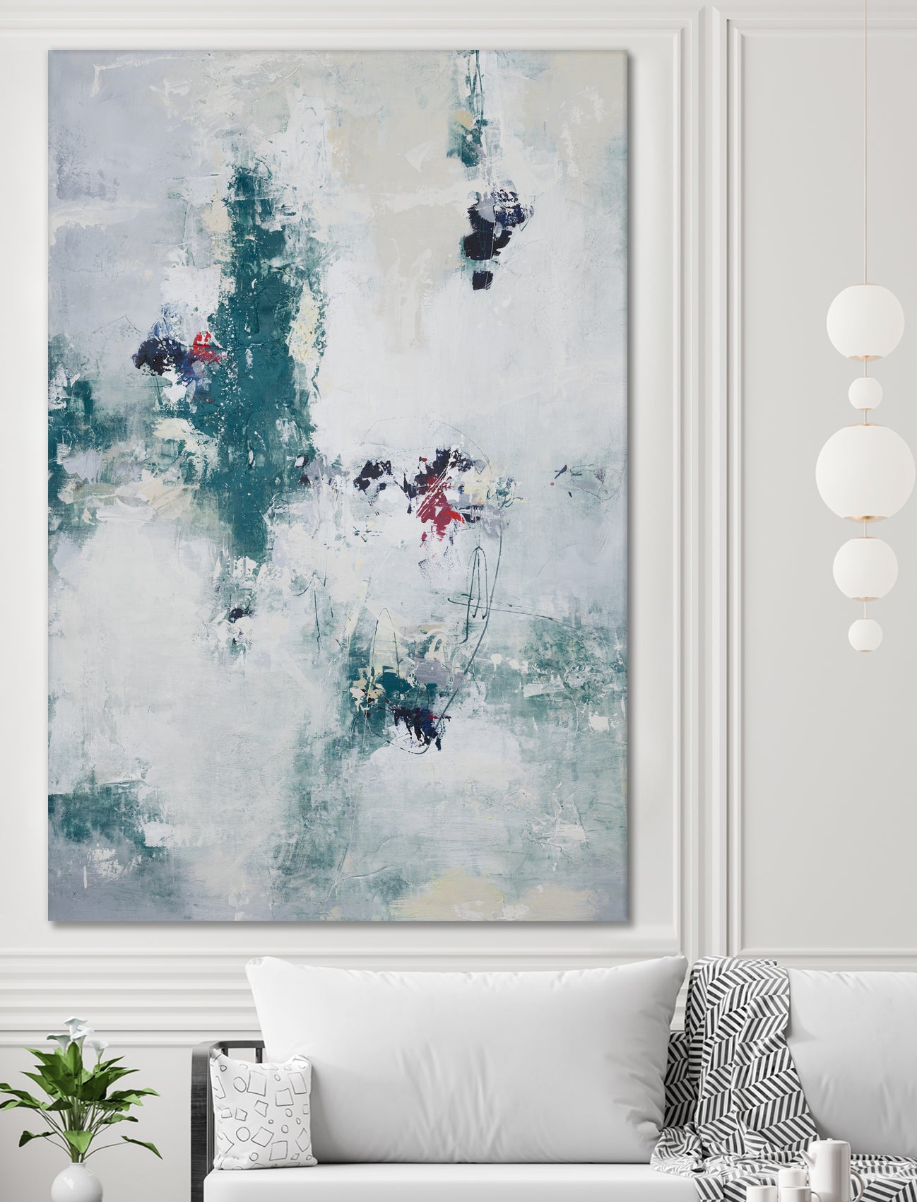 Awakened By A Dream II by Daleno Art on GIANT ART - blue abstract