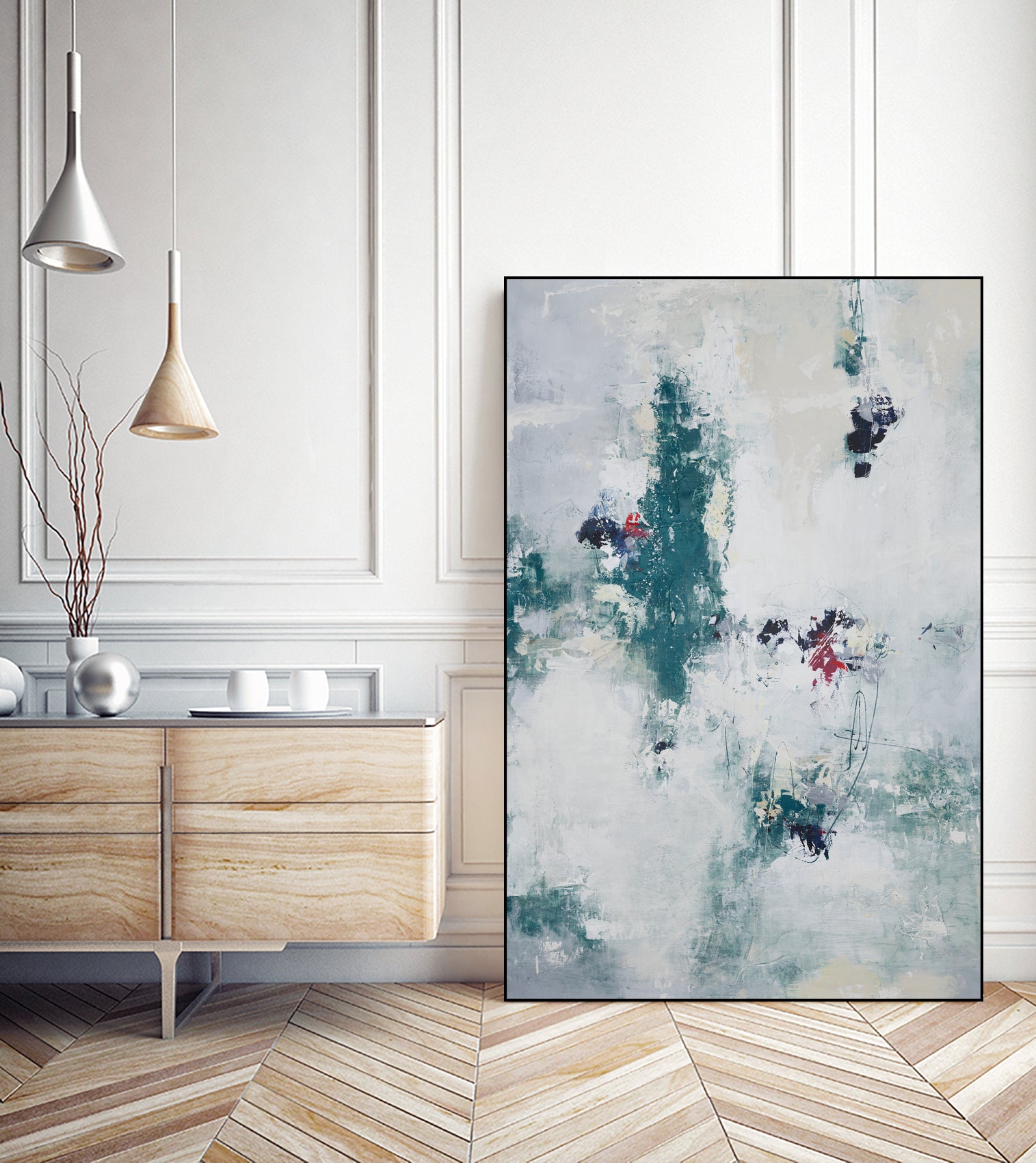 Awakened By A Dream II by Daleno Art on GIANT ART - blue abstract