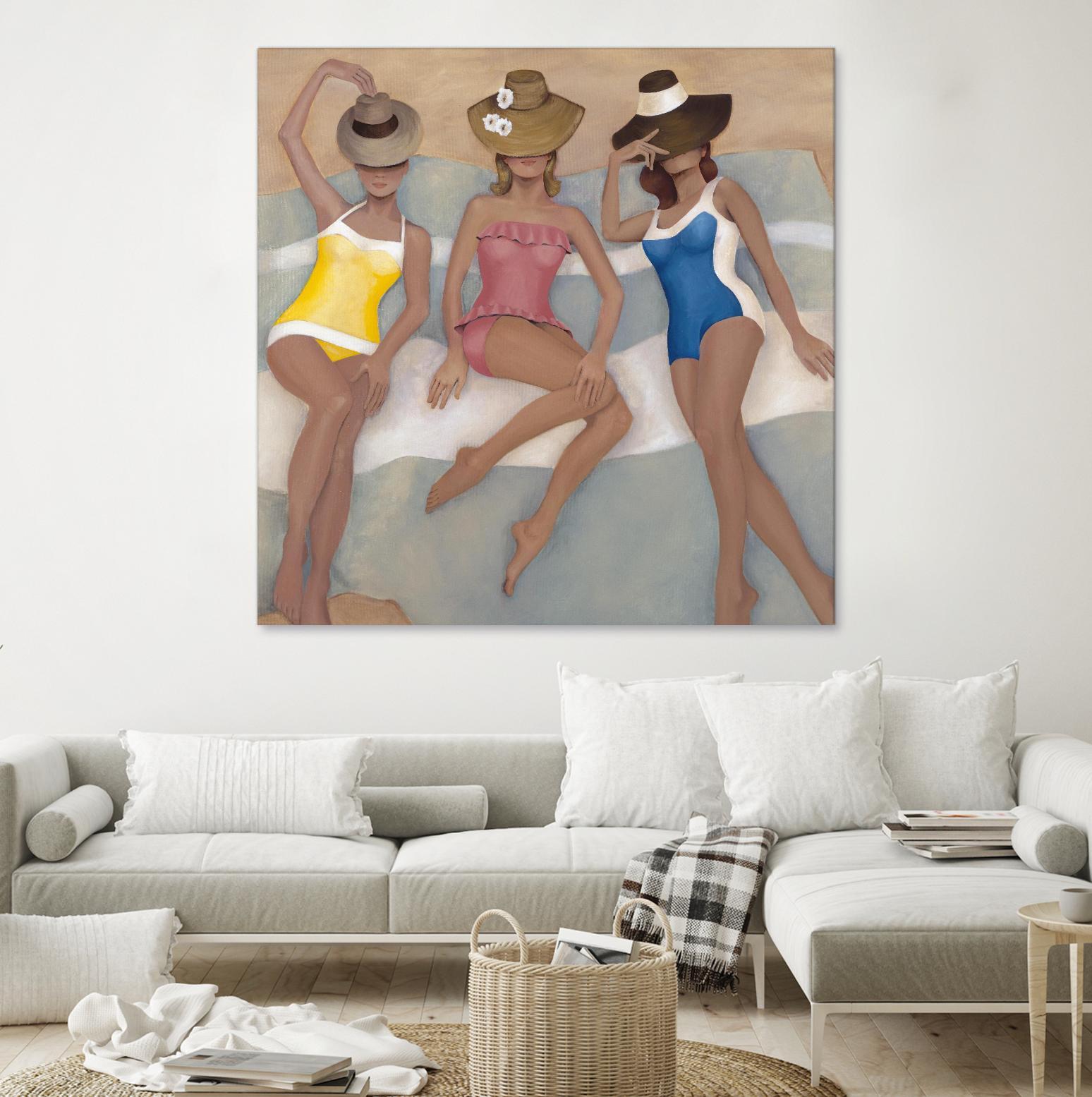 The Orange County Club.tif by Daleno Art on GIANT ART - beige costal beach