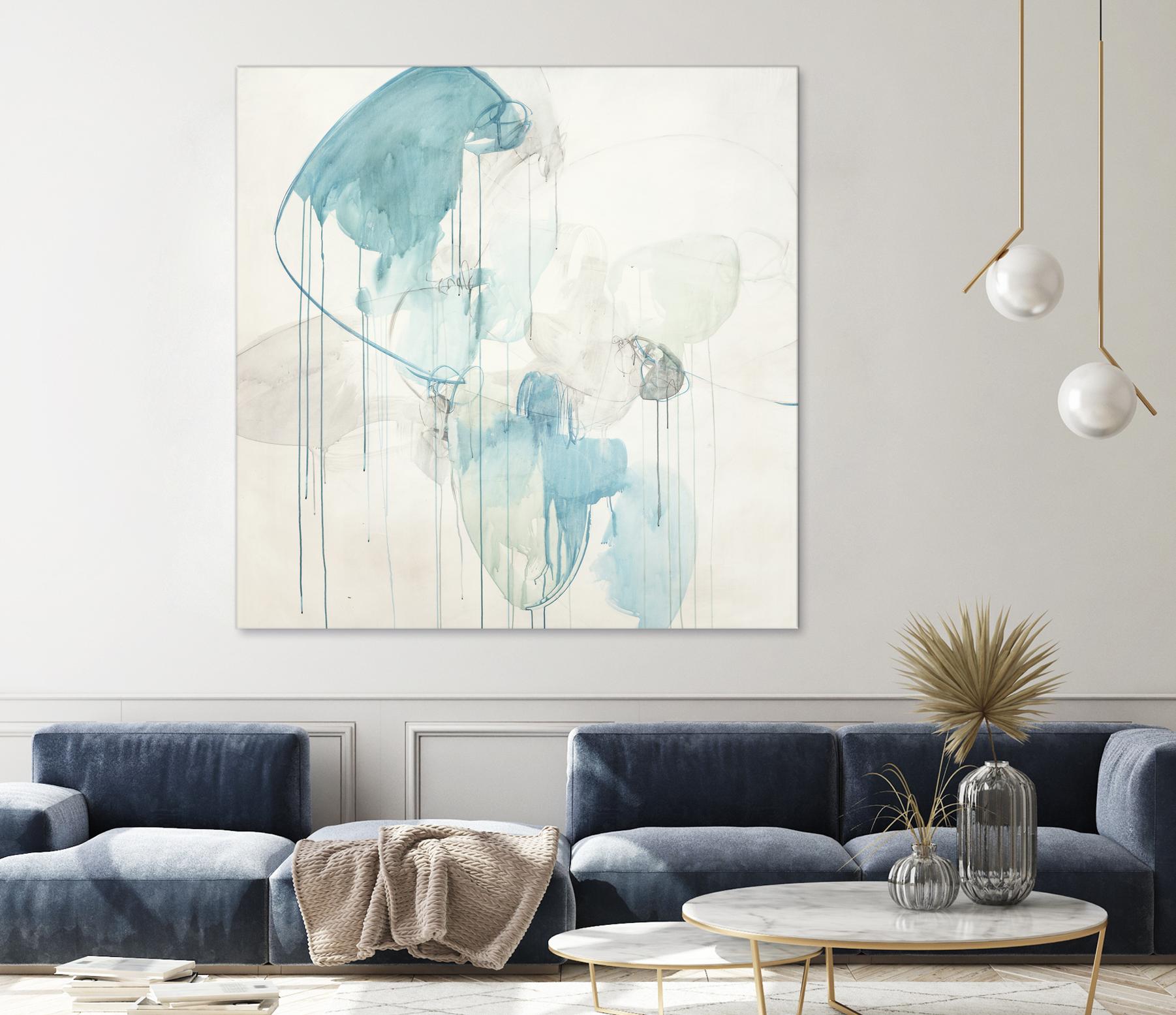 Inducted by Daleno Art on GIANT ART - blue abstract