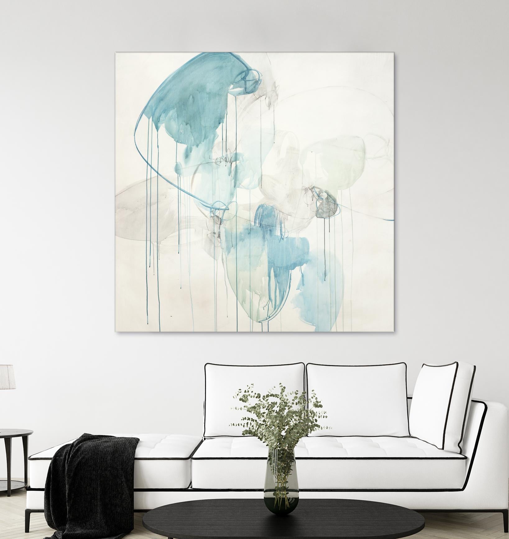 Inducted by Daleno Art on GIANT ART - blue abstract