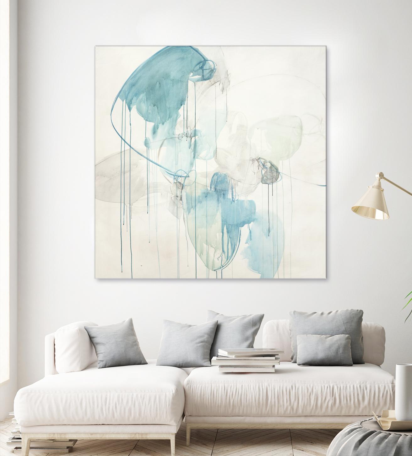 Inducted by Daleno Art on GIANT ART - blue abstract