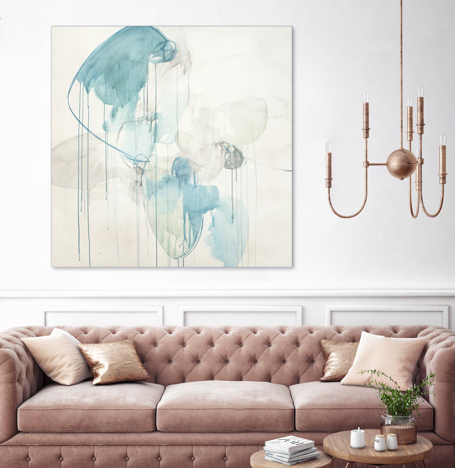 Inducted by Daleno Art on GIANT ART - blue abstract