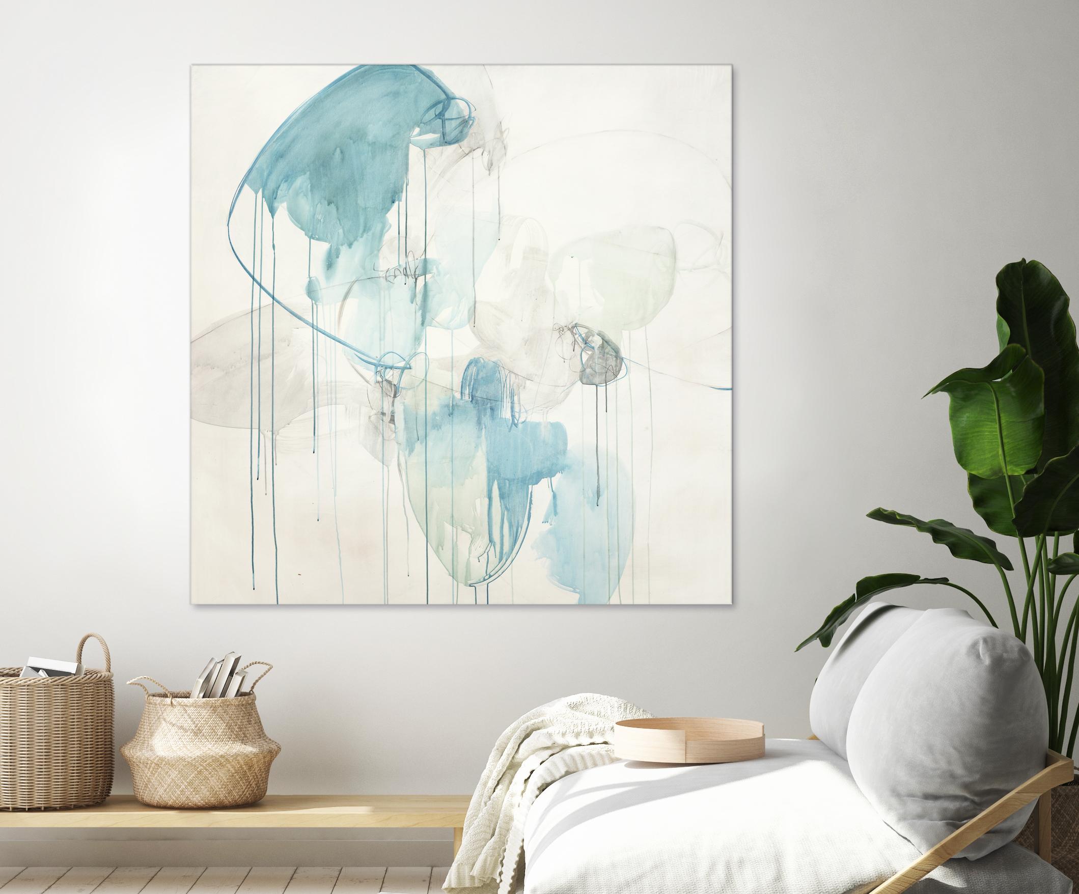 Inducted by Daleno Art on GIANT ART - blue abstract