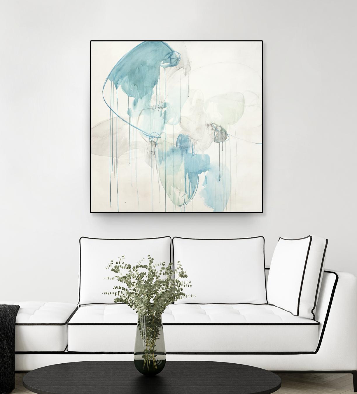 Inducted by Daleno Art on GIANT ART - blue abstract