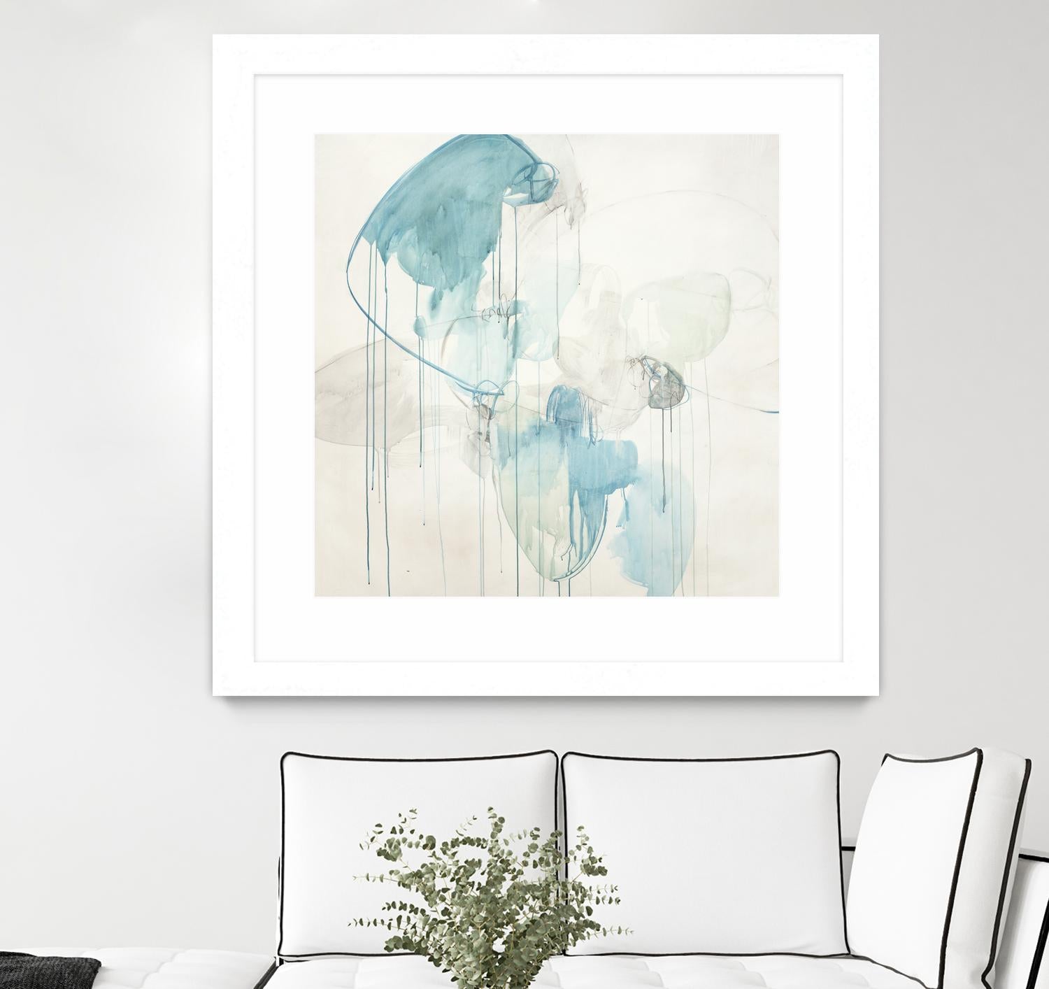 Inducted by Daleno Art on GIANT ART - blue abstract