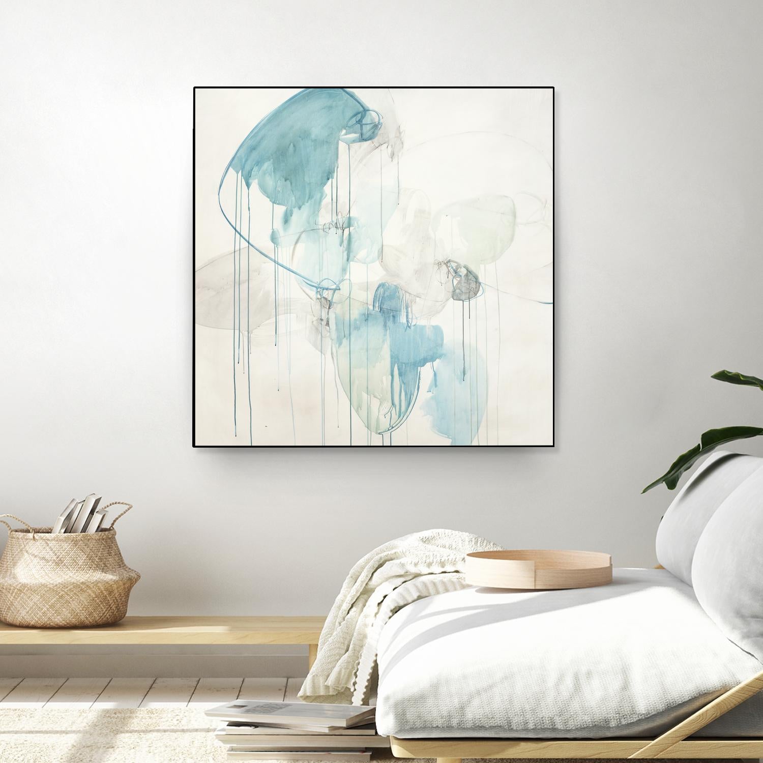 Inducted by Daleno Art on GIANT ART - blue abstract