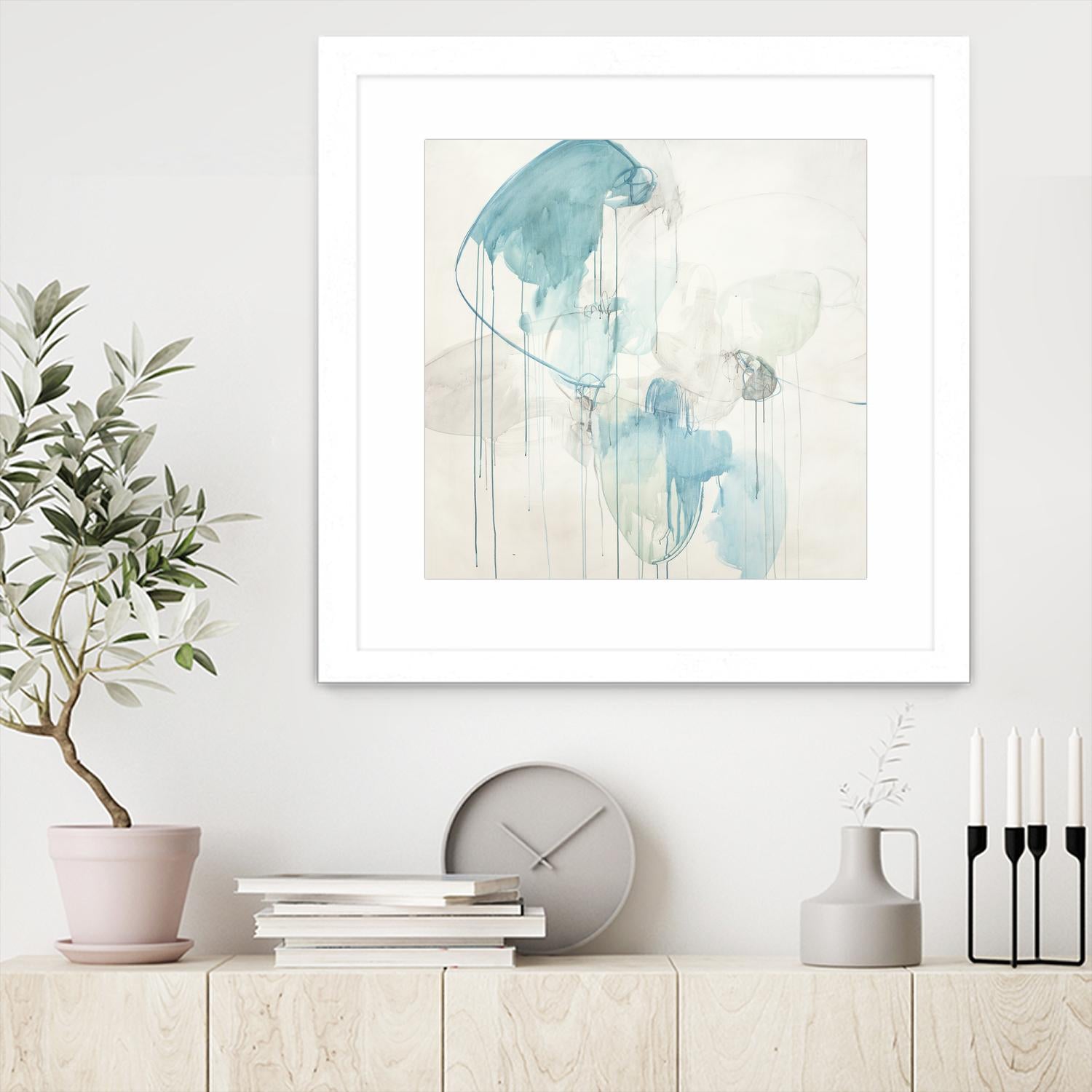 Inducted by Daleno Art on GIANT ART - blue abstract