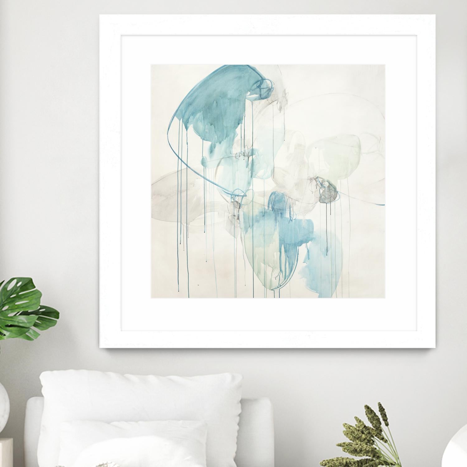 Inducted by Daleno Art on GIANT ART - blue abstract