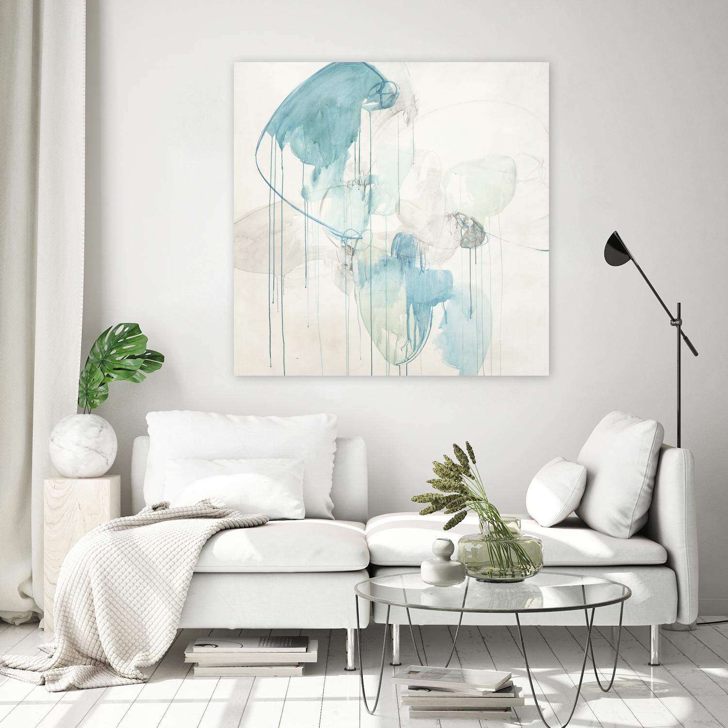 Inducted by Daleno Art on GIANT ART - blue abstract