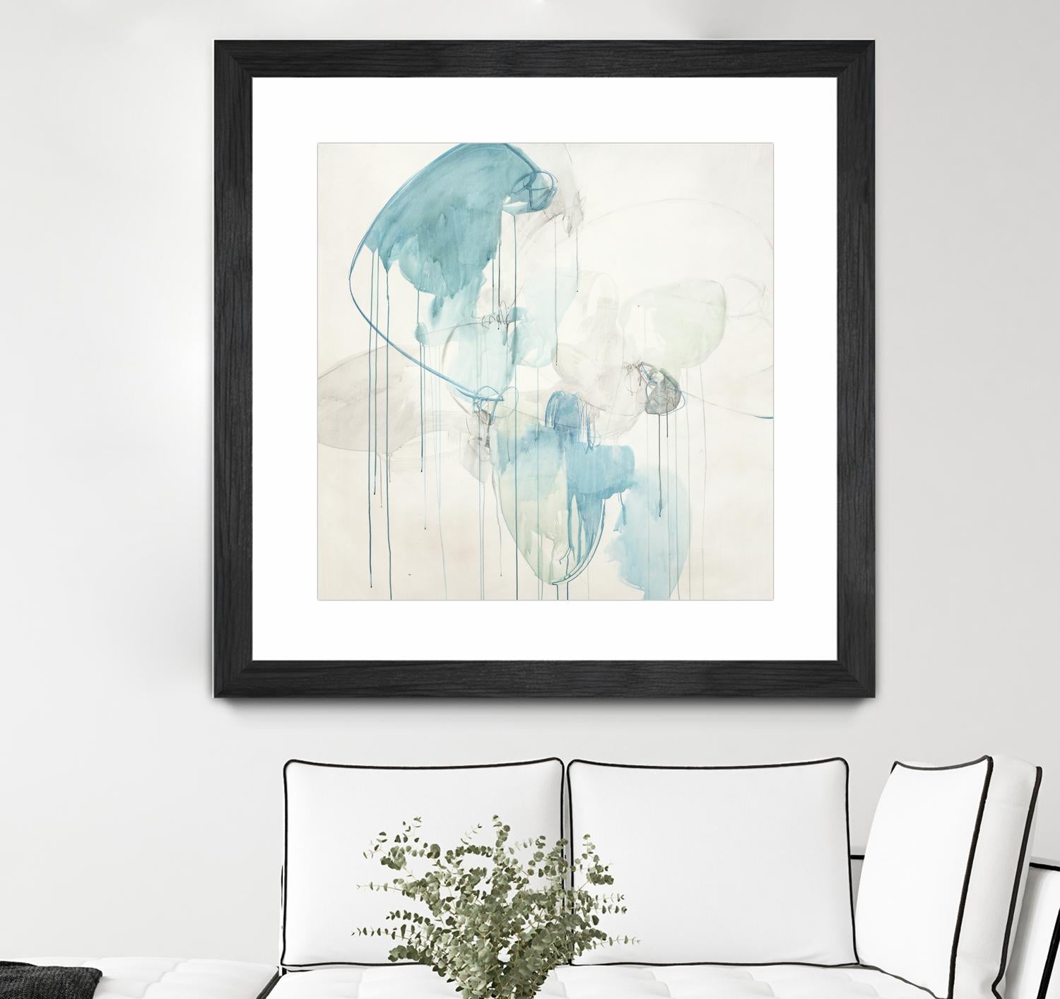 Inducted by Daleno Art on GIANT ART - blue abstract