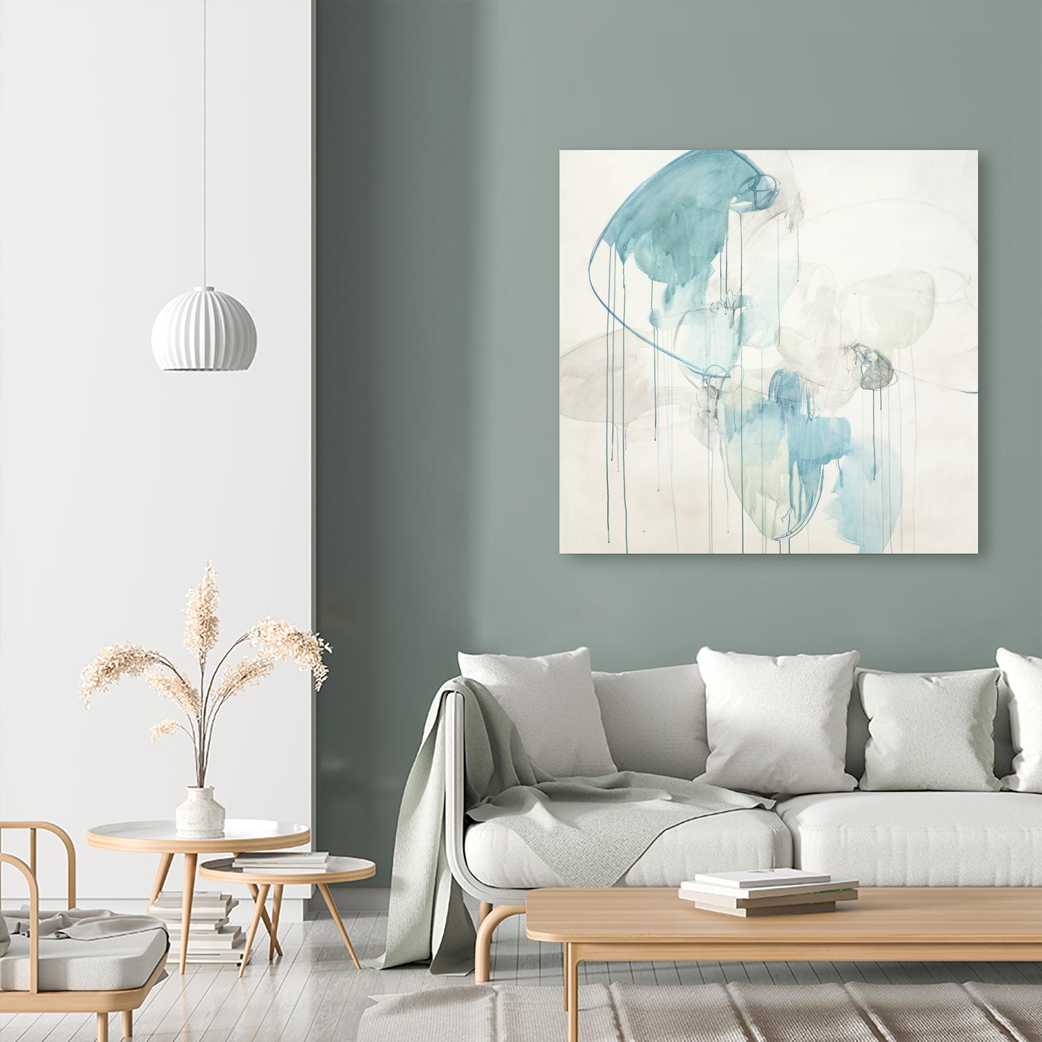 Inducted by Daleno Art on GIANT ART - blue abstract