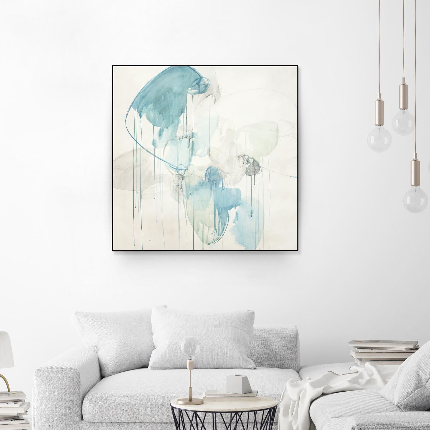 Inducted by Daleno Art on GIANT ART - blue abstract