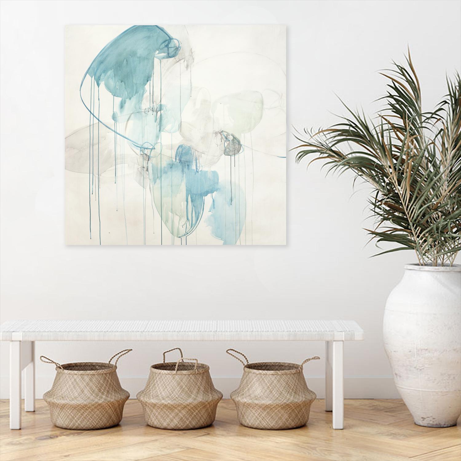 Inducted by Daleno Art on GIANT ART - blue abstract