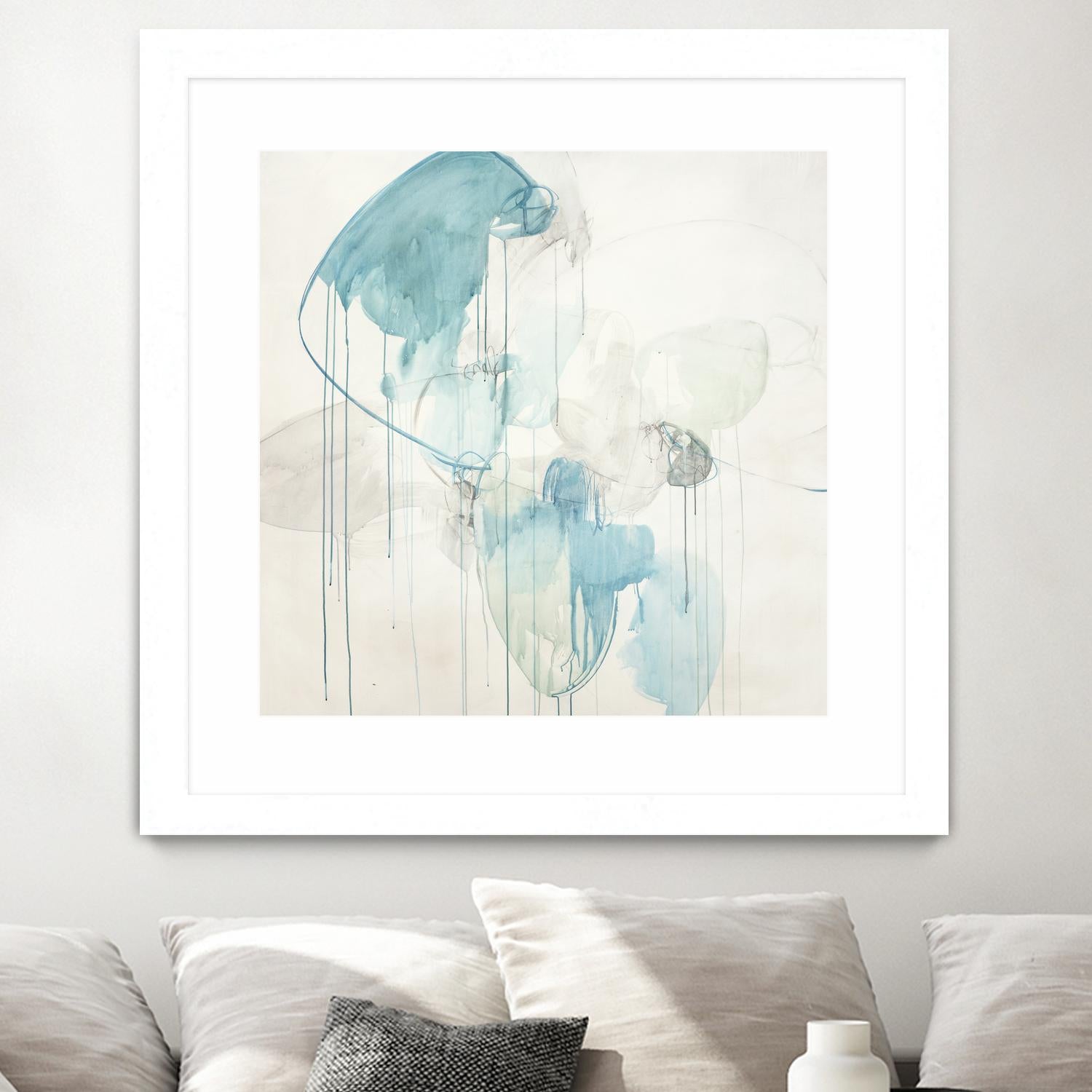 Inducted by Daleno Art on GIANT ART - blue abstract