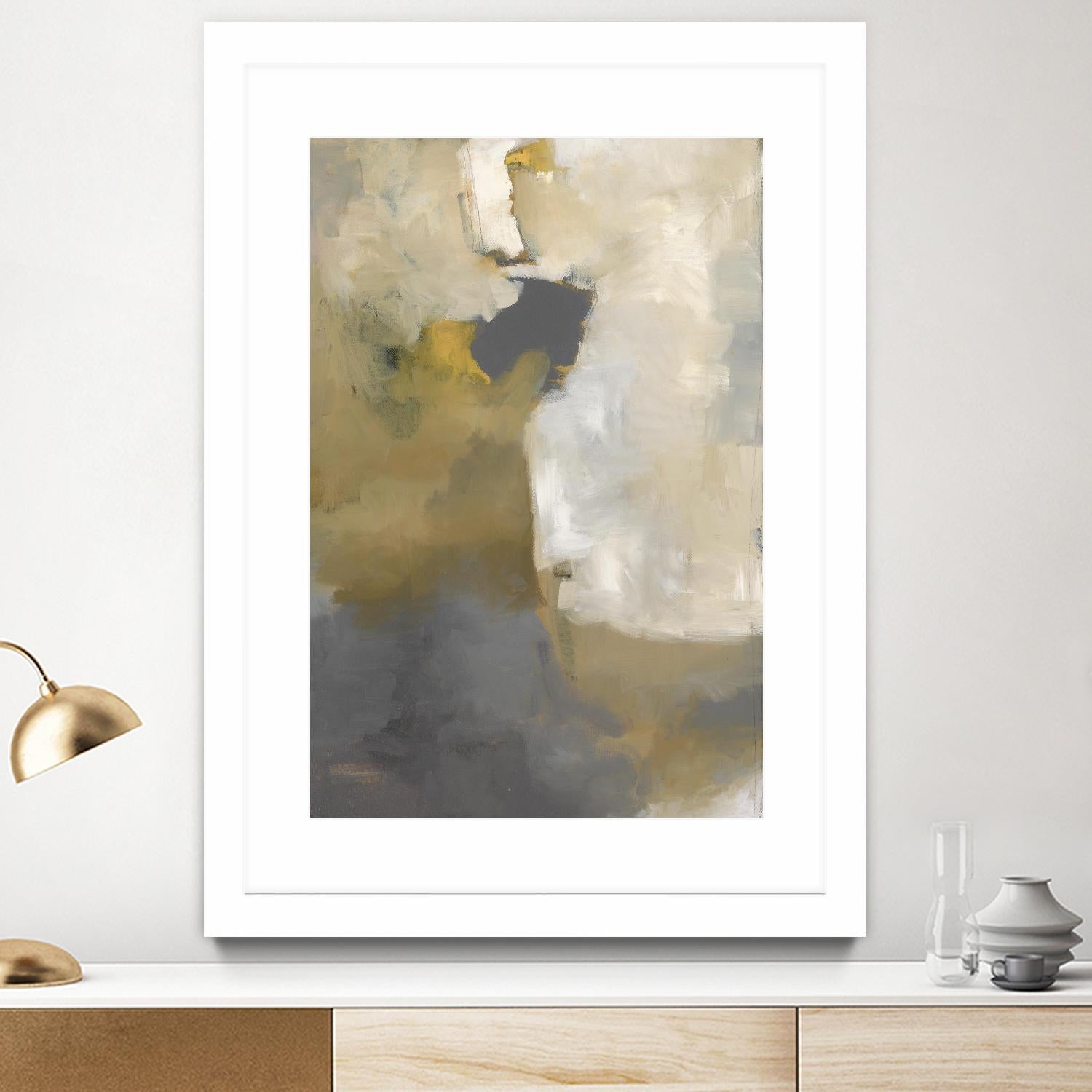 Out the Window by Daleno Art on GIANT ART - beige abstract abstract