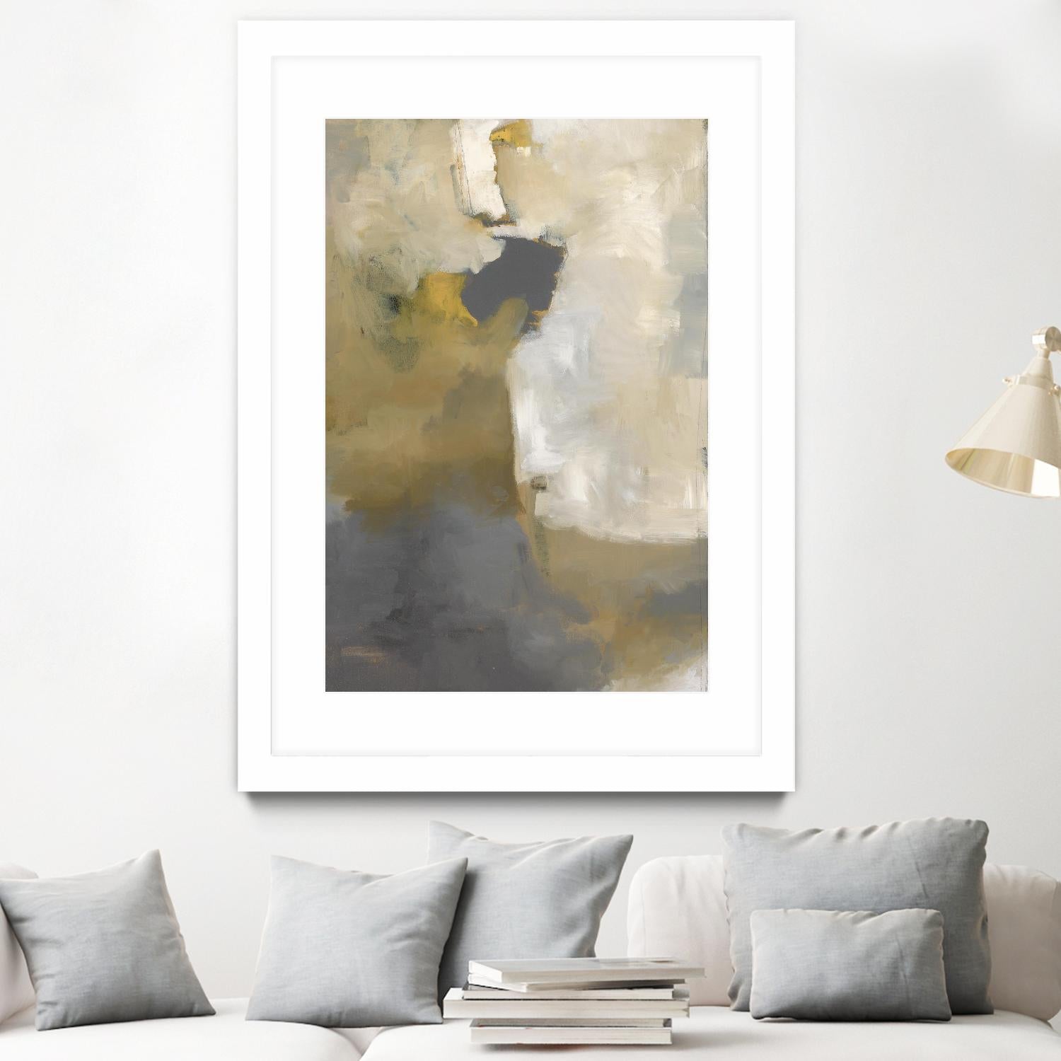 Out the Window by Daleno Art on GIANT ART - beige abstract abstract