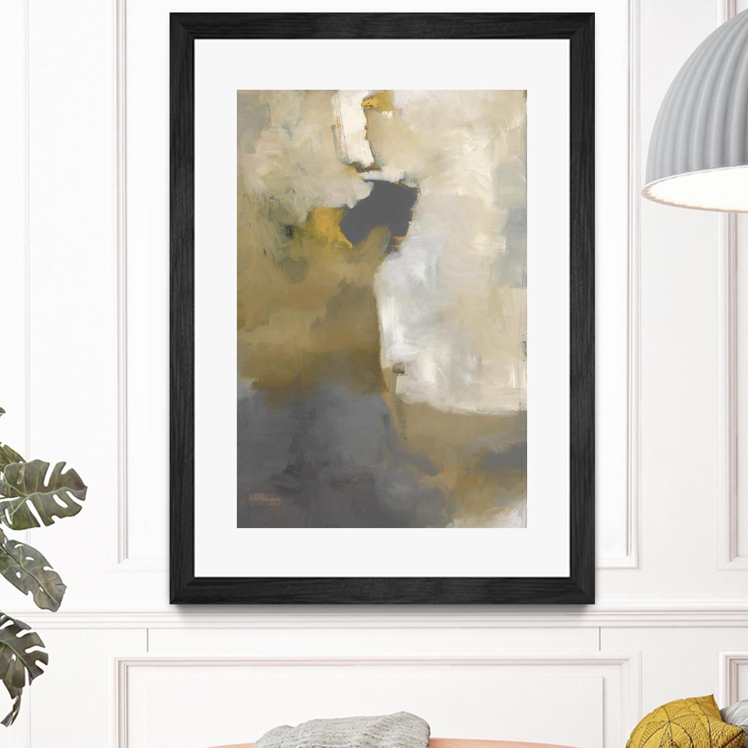 Out the Window by Daleno Art on GIANT ART - beige abstract abstract