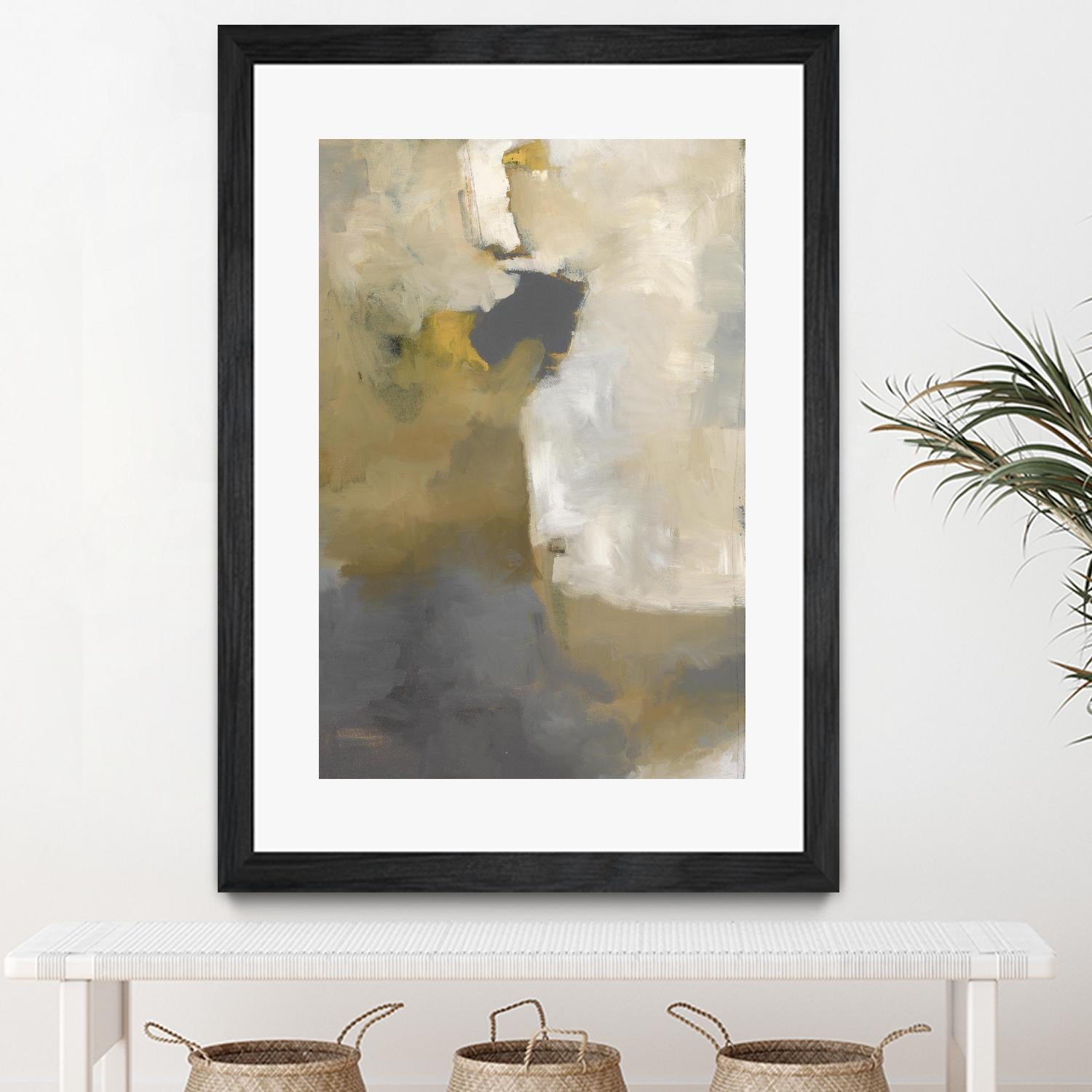 Out the Window by Daleno Art on GIANT ART - beige abstract abstract